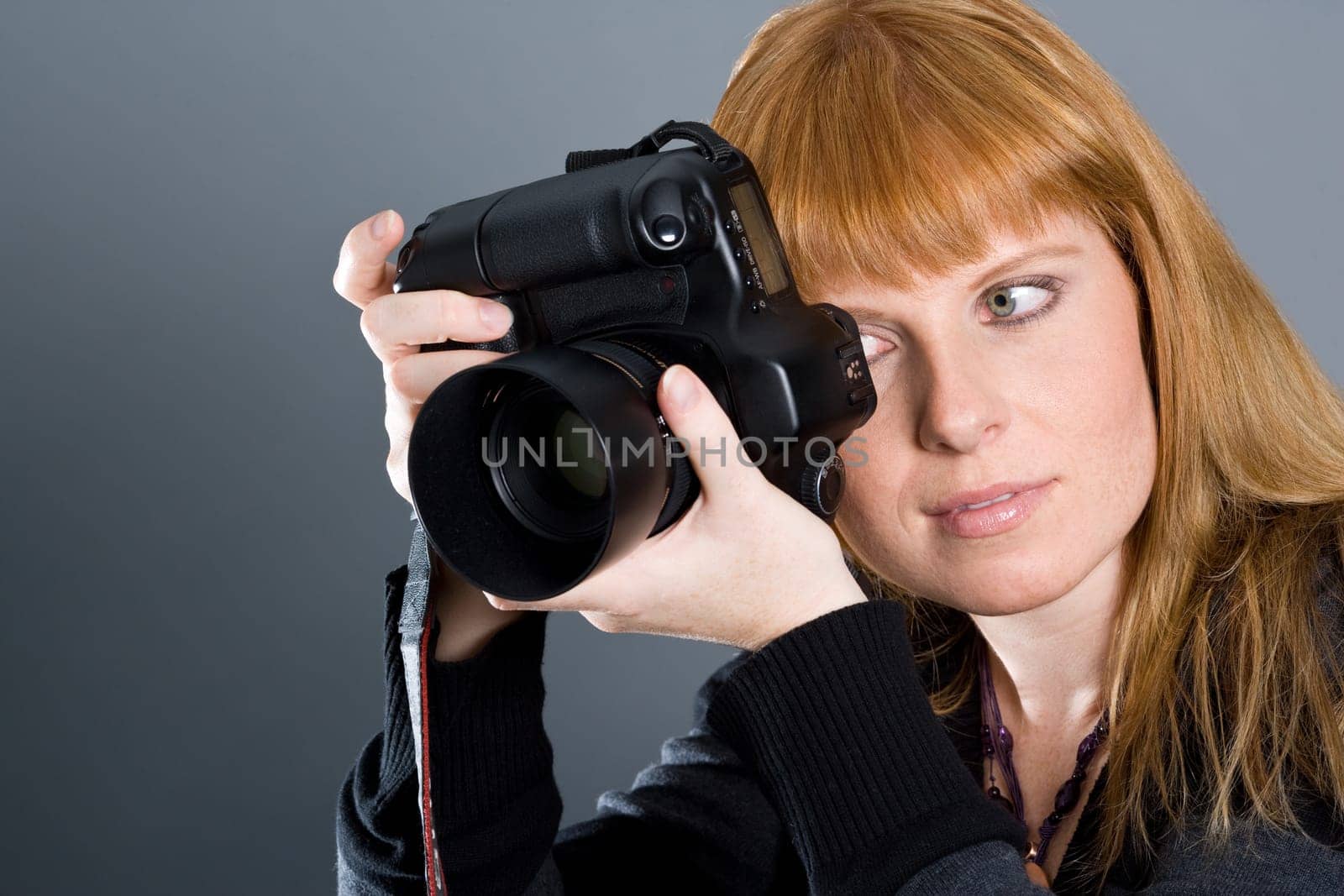 Woman taking pictures
