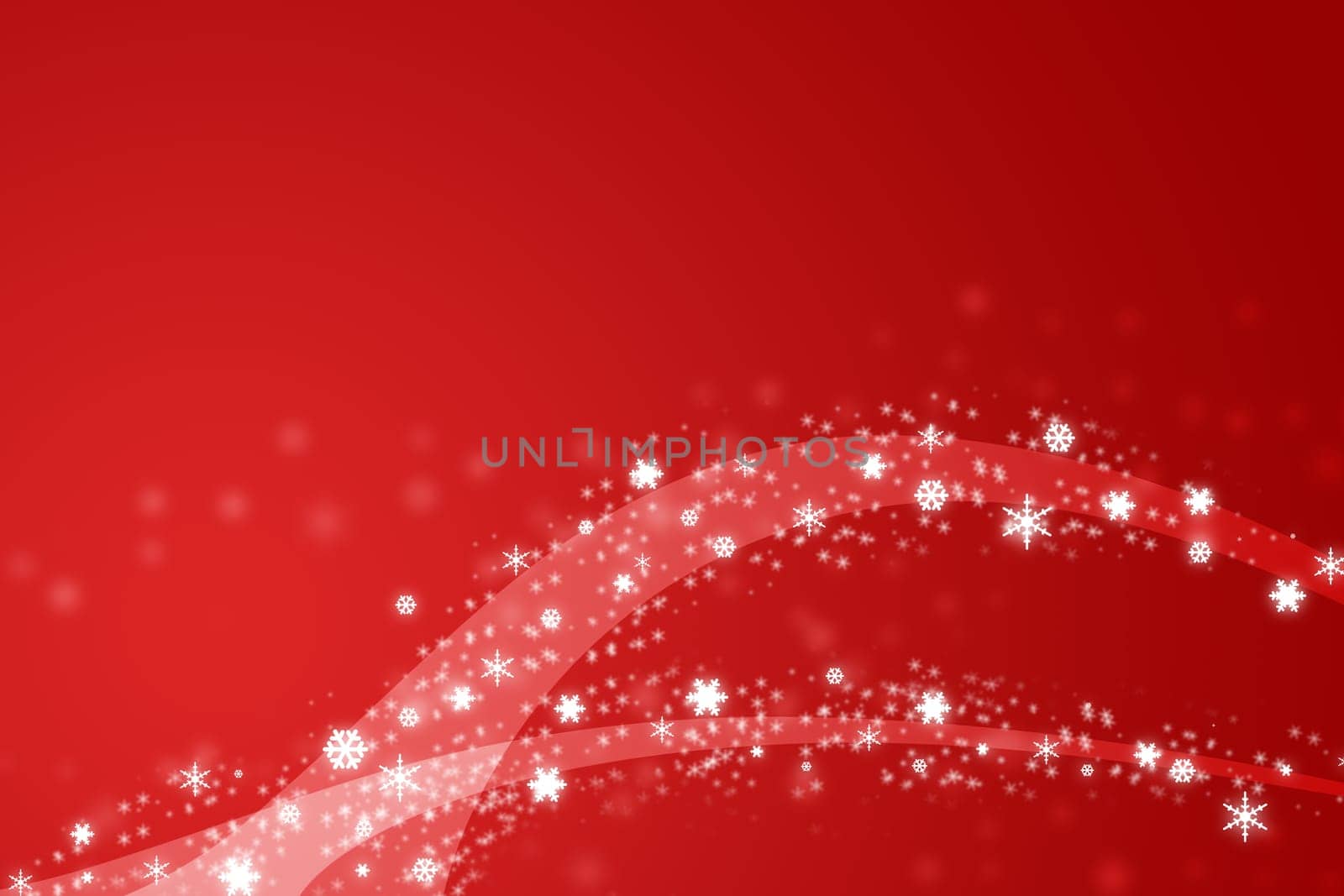 Red illustration for Christmas