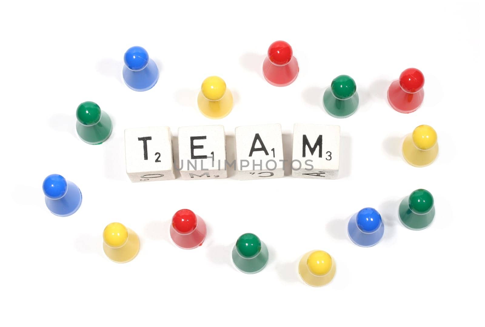 teamwork without portrait