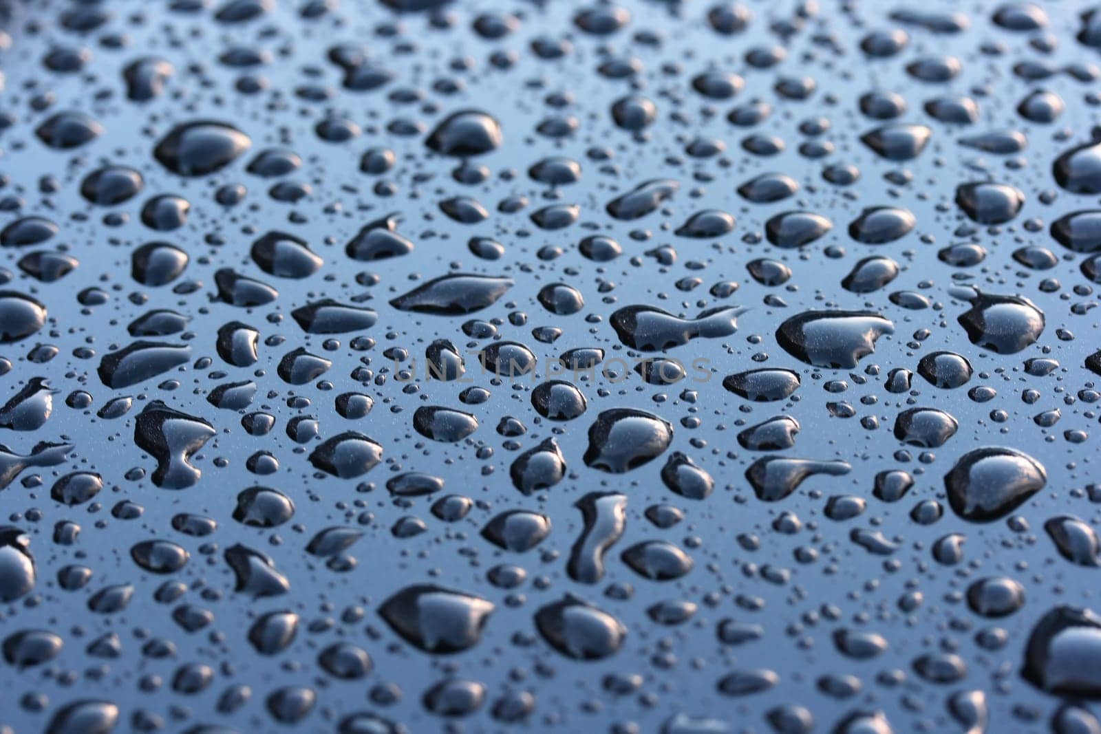 Gathering of raindrops