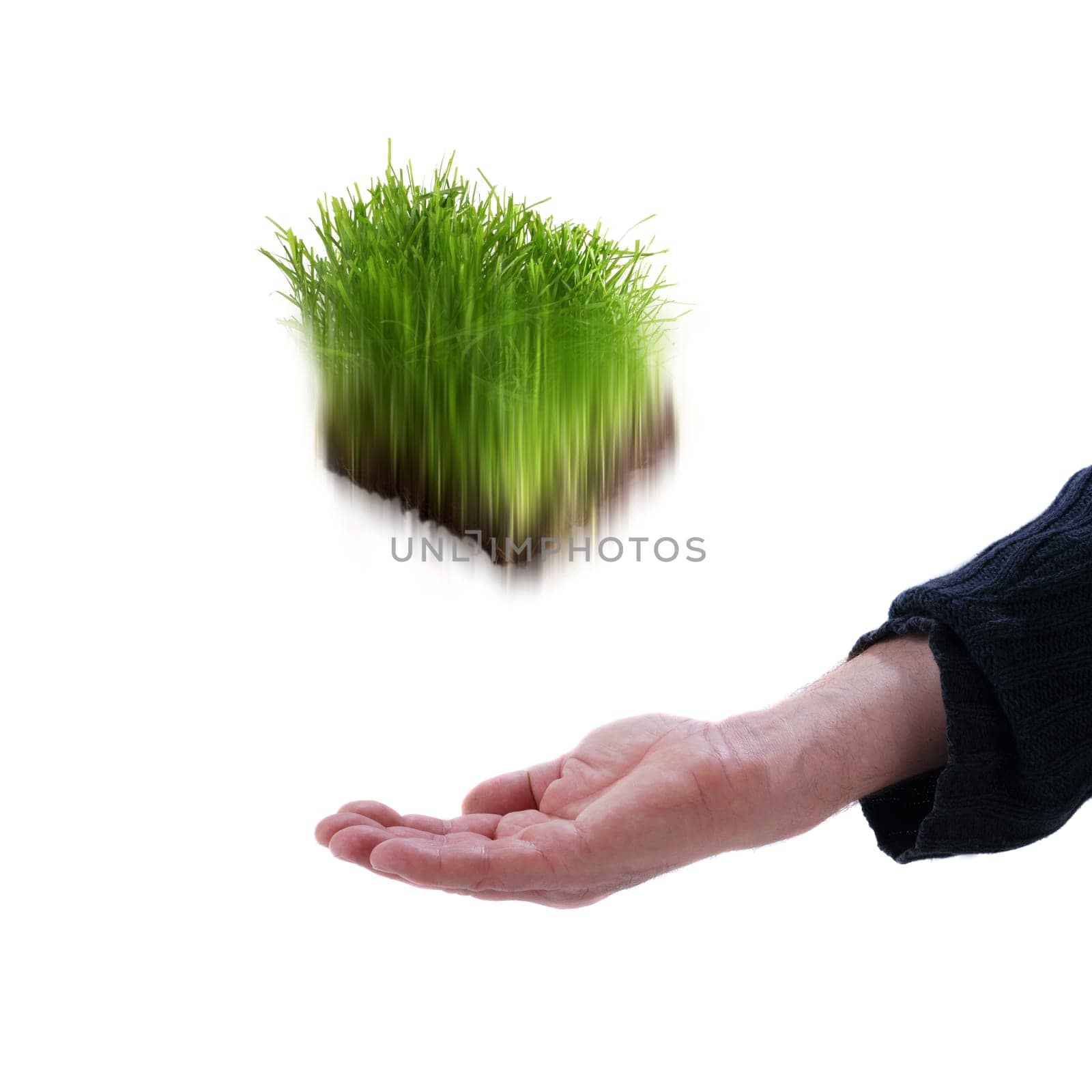 Catching grass