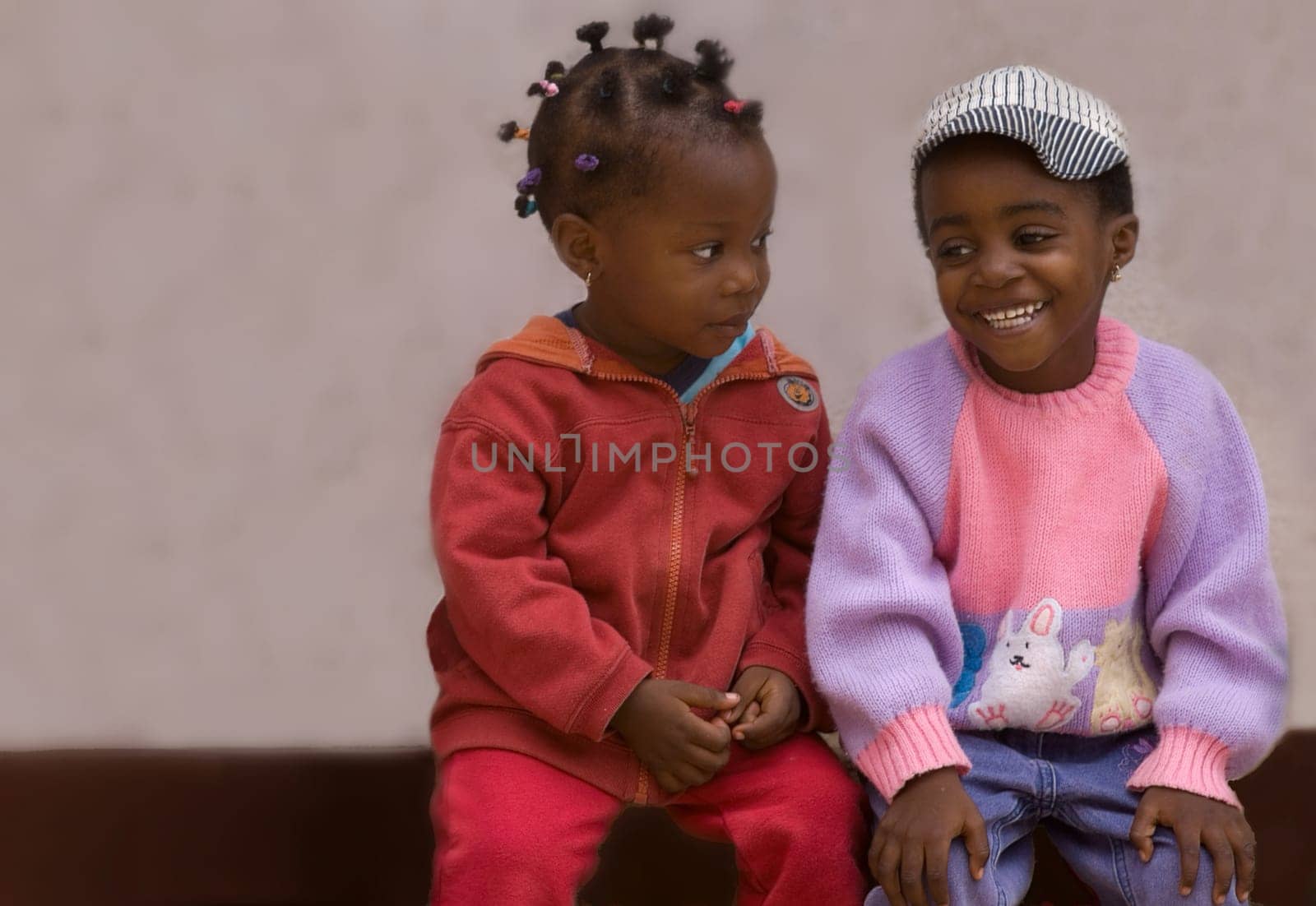 Lucy is happy about the dresses from Europe,which she was allowed to choose from our collection,her friend admires her in the new look!