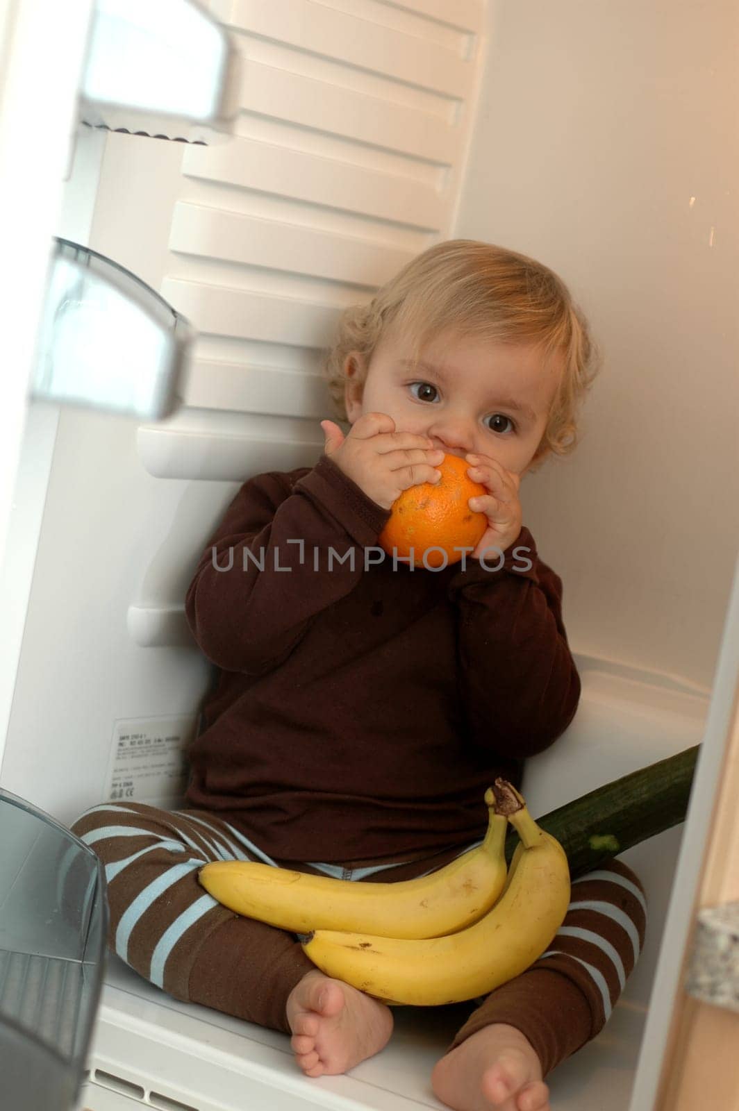 In the fridge