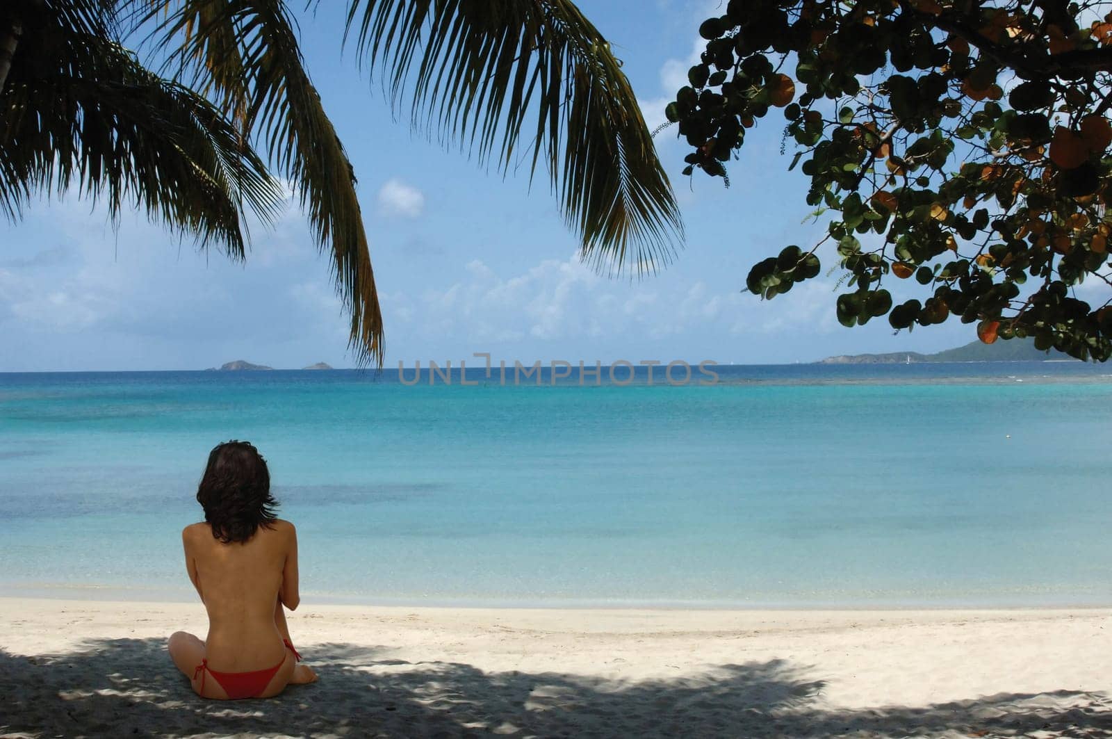 Woman on the beach