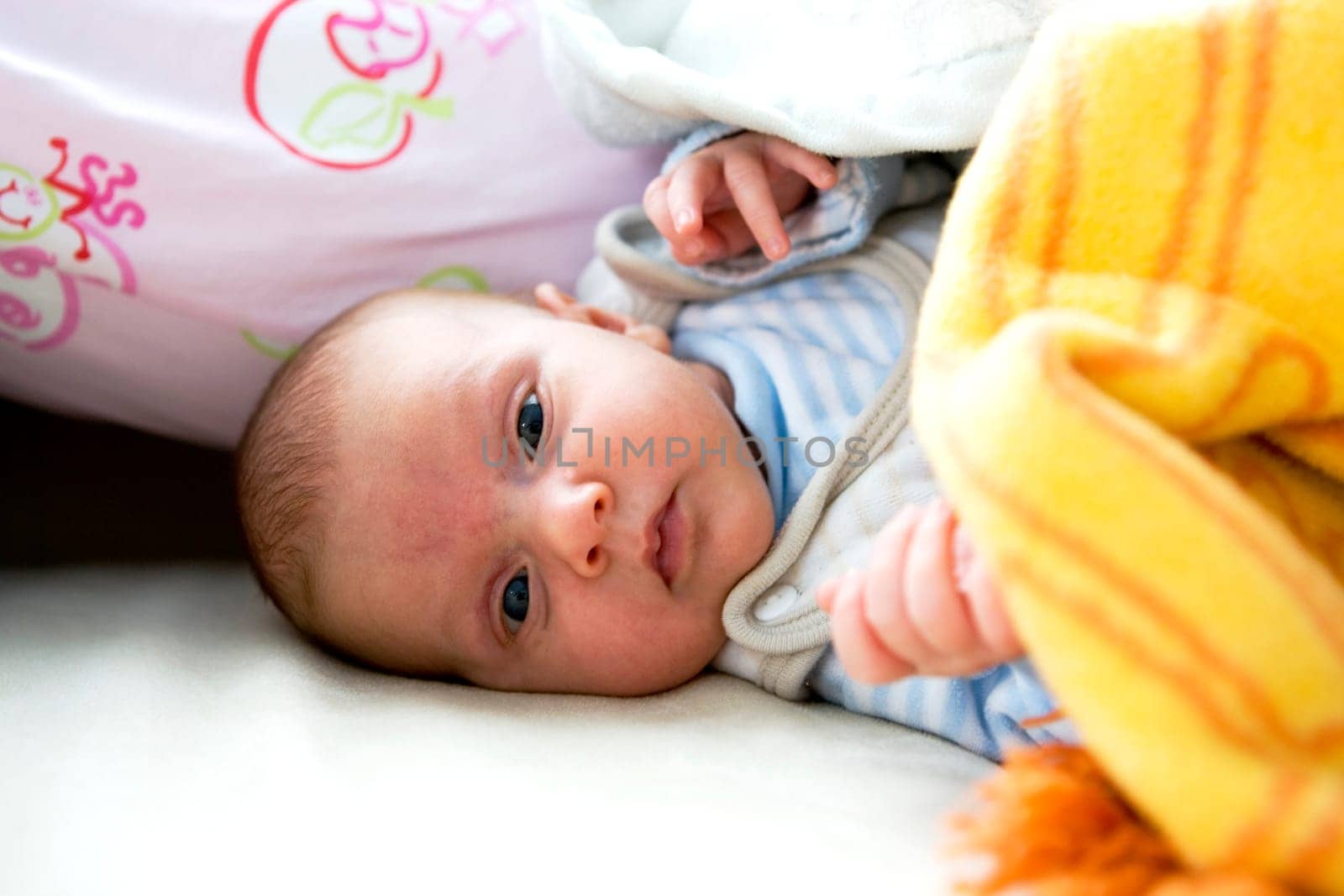 Baby lying down