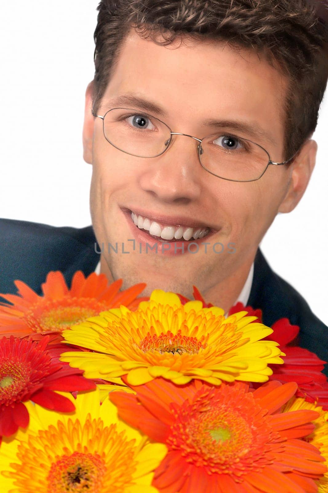 Giving flowers
