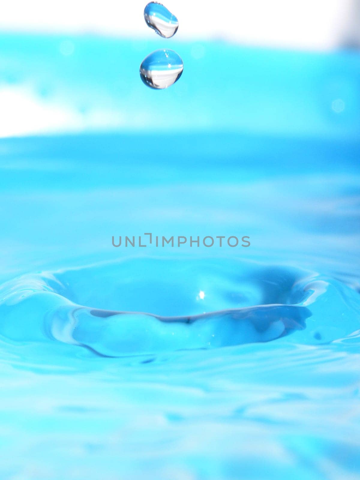 Two Falling Drops