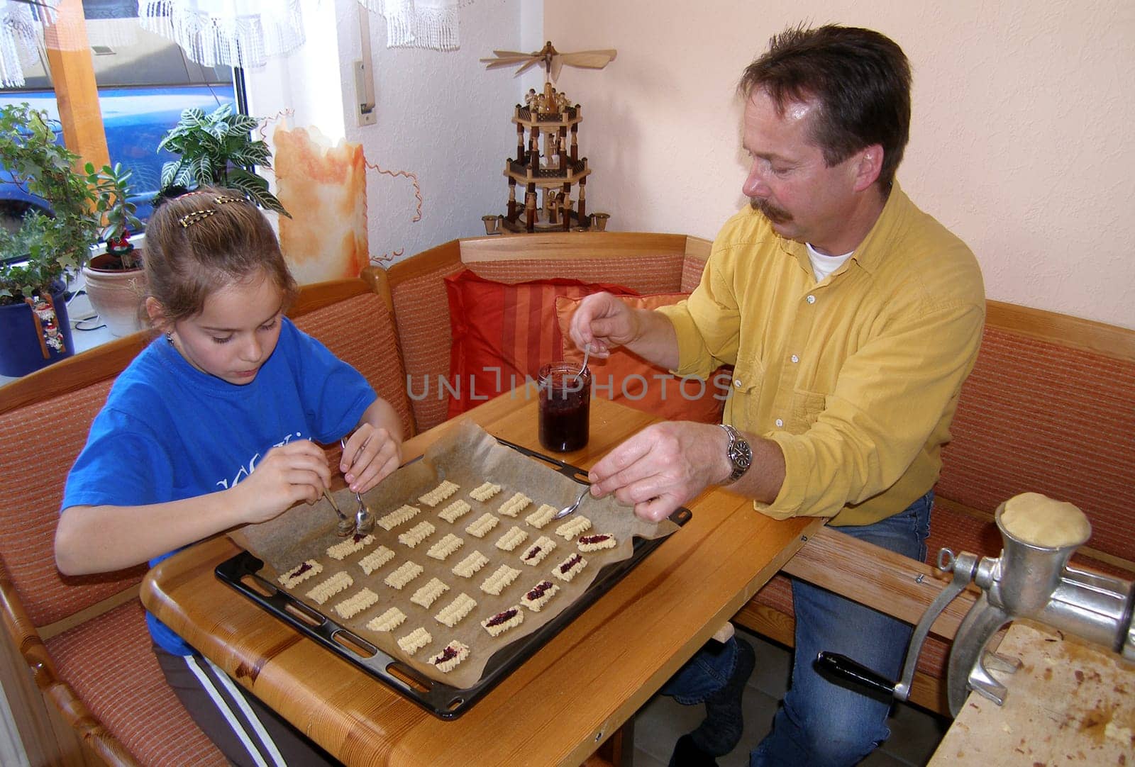 Making cookies