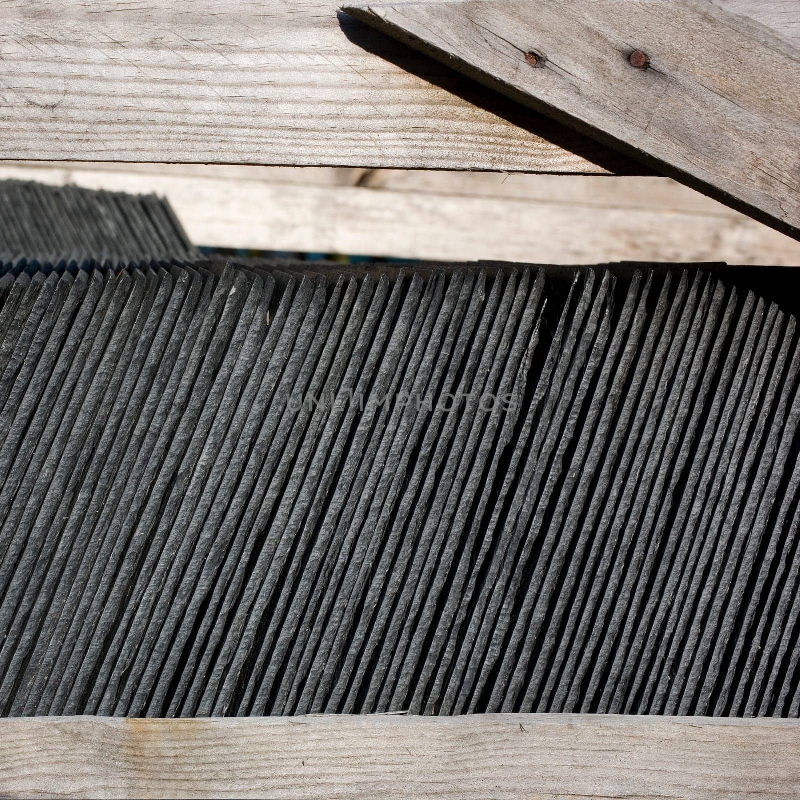 Slate with a rough natural edge