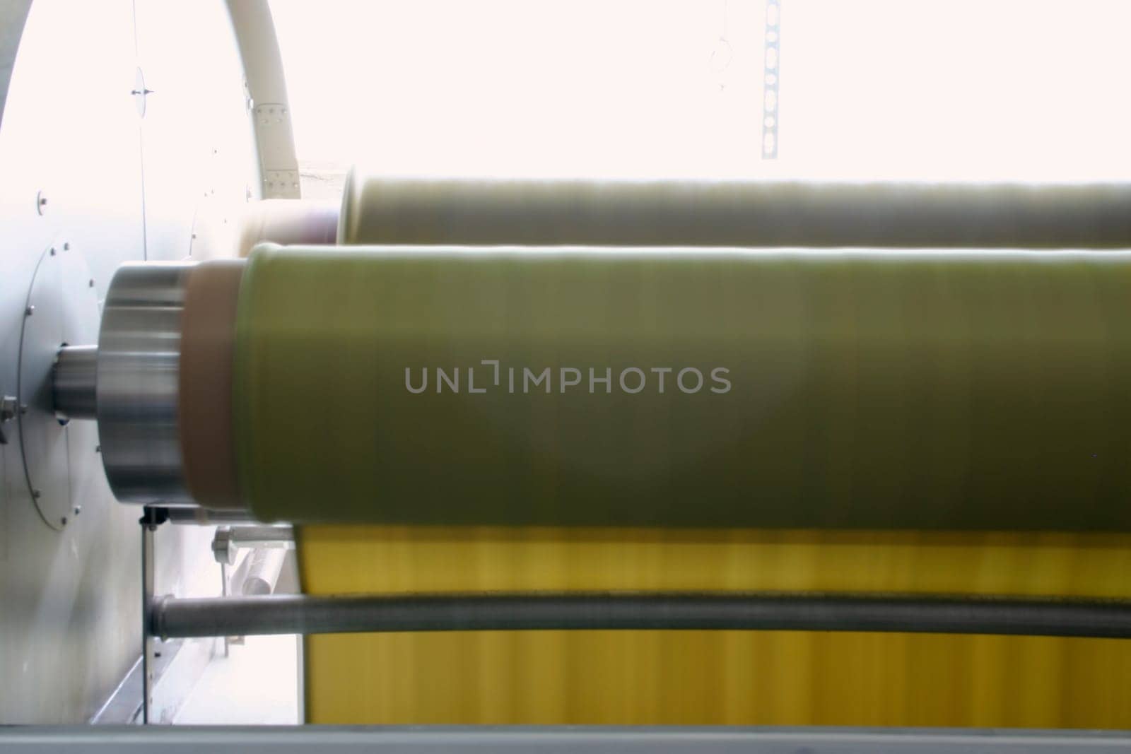 Fabric in the dyehouse