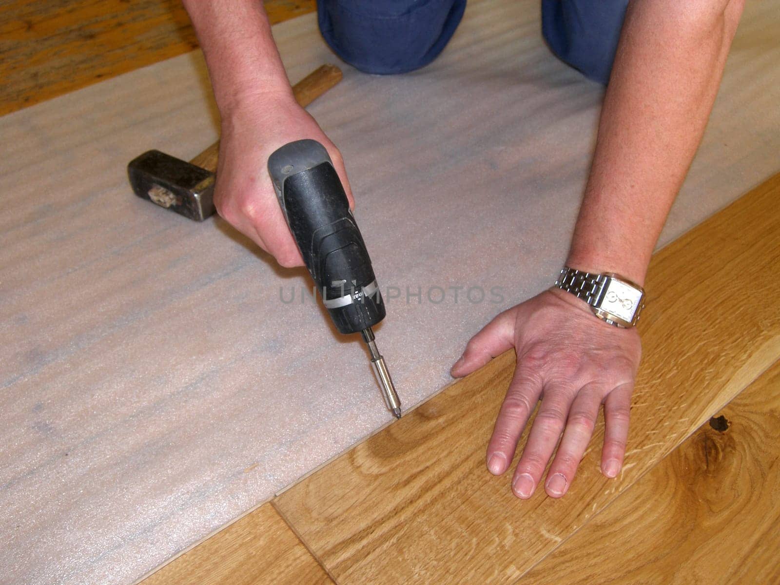 Laying boards