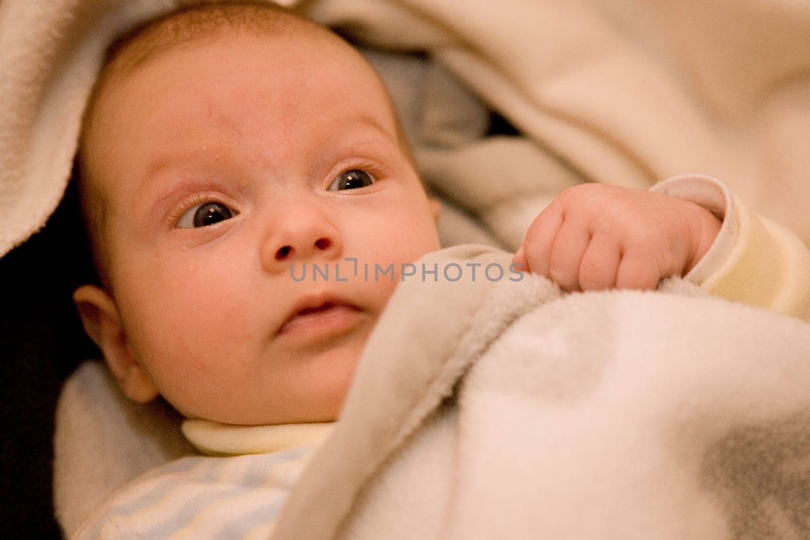 Inquiring baby look
