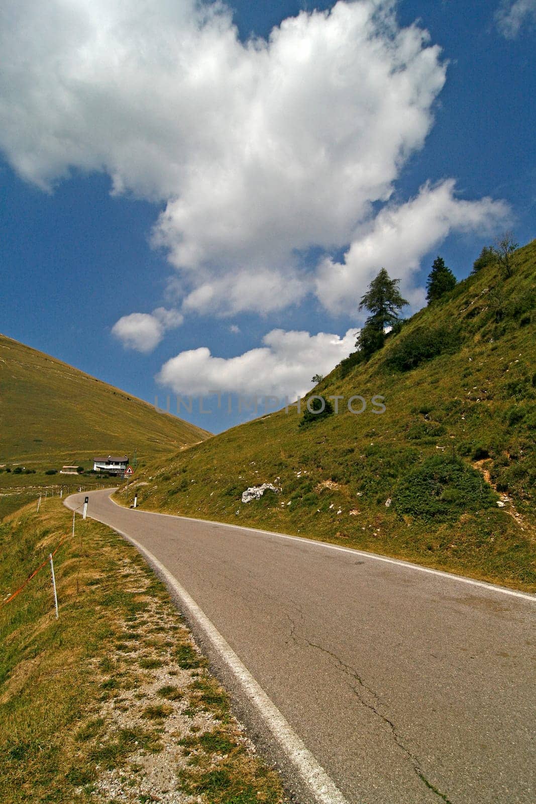 Straße am Monte Baldo