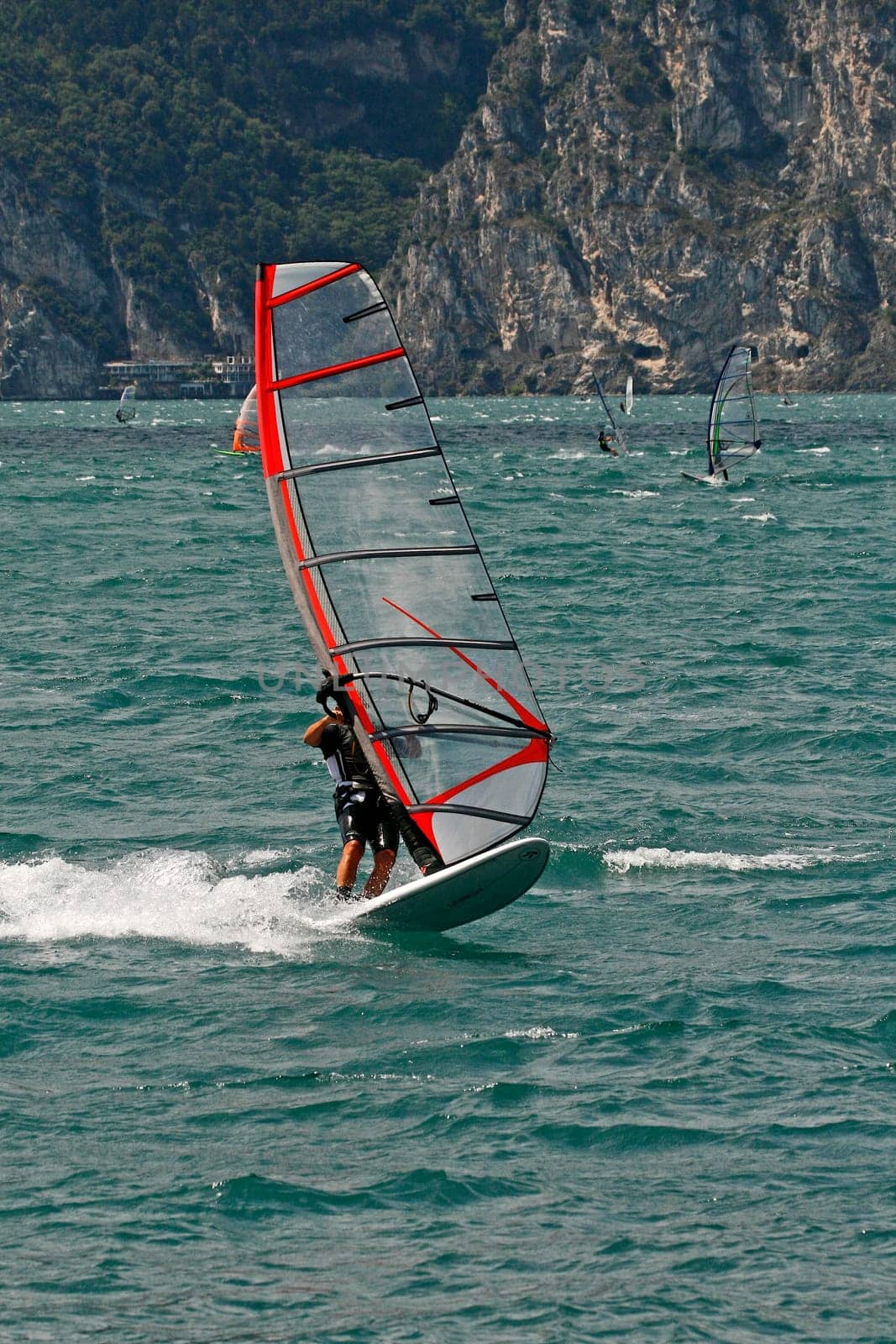 Surfer at Torbole,Lake Garda