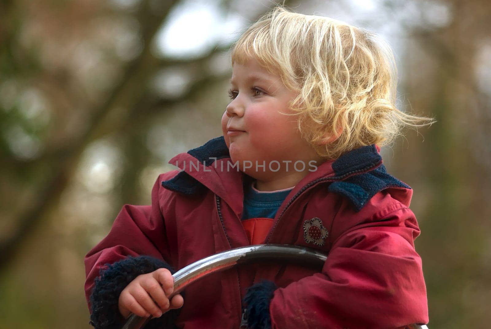 Puttles on the swing