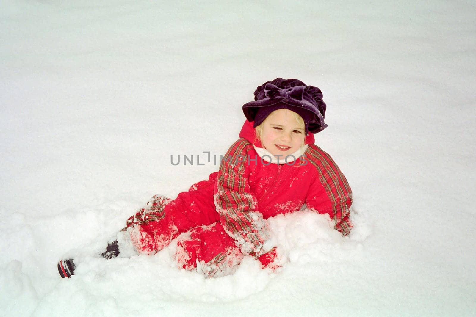 In the snow