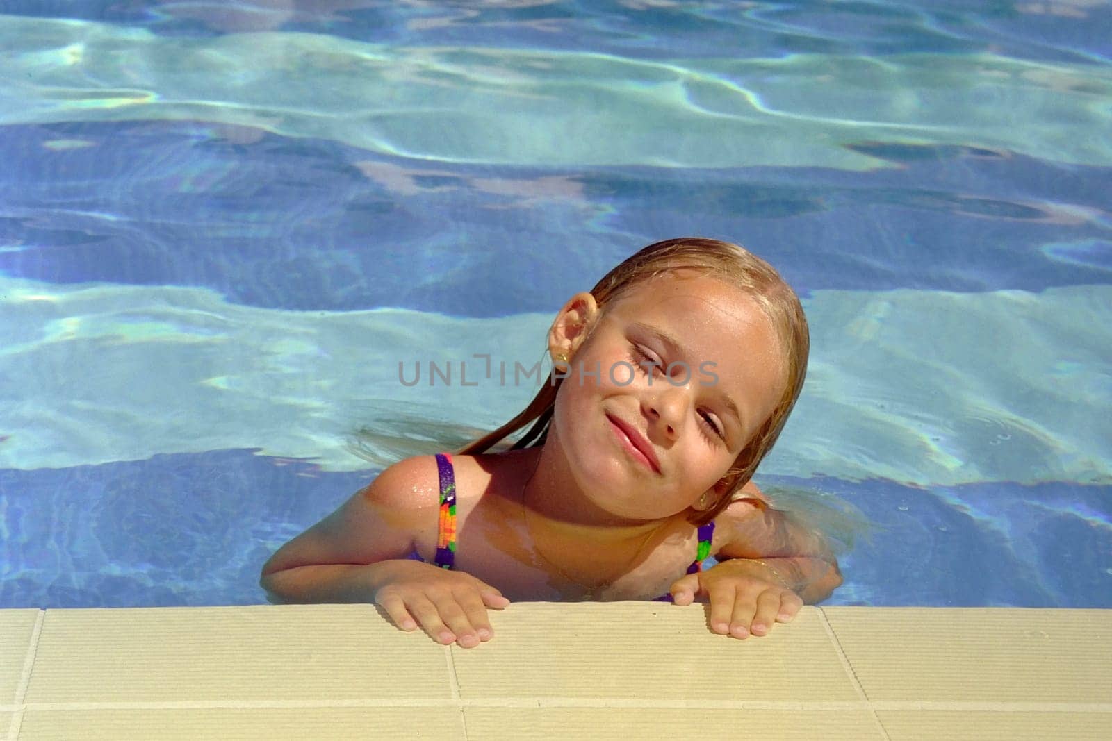 At the swimming pool