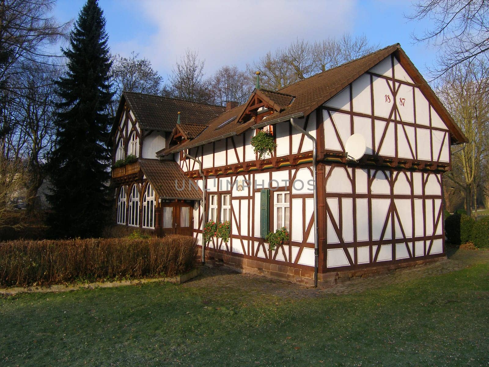 Old half-timbered house