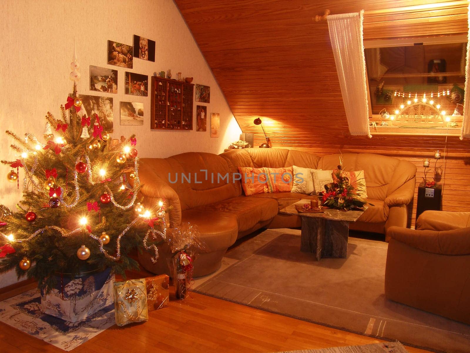 At home...