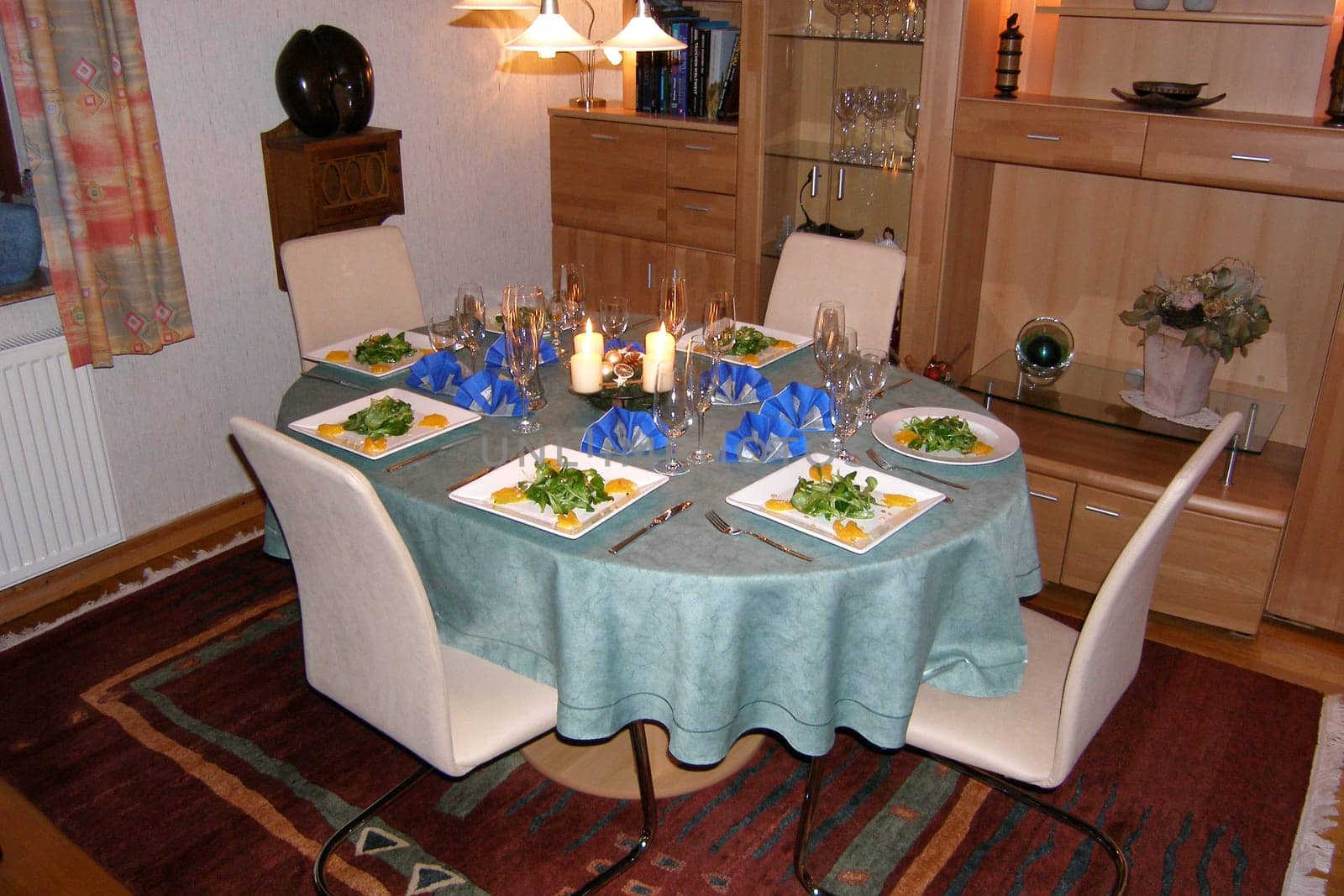 Setting the table
