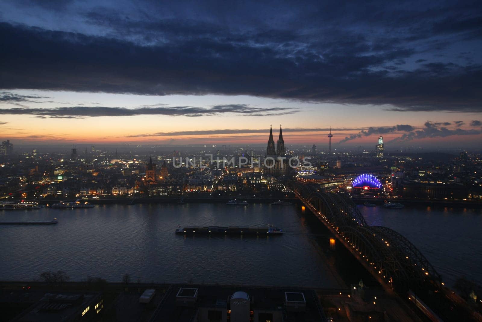 Night Panorama Cologne