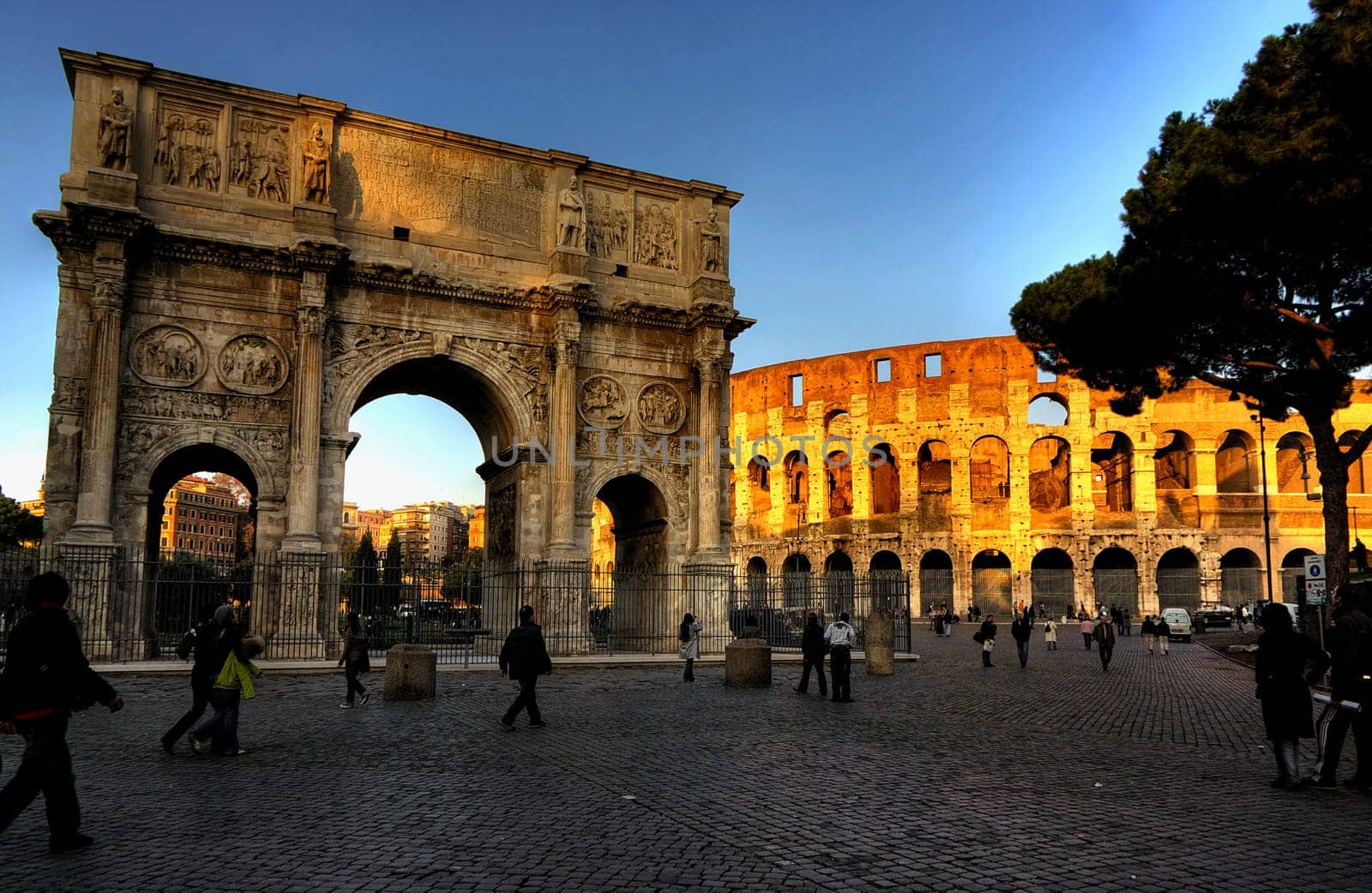 Rome in January 2007 - a first HDR attempt