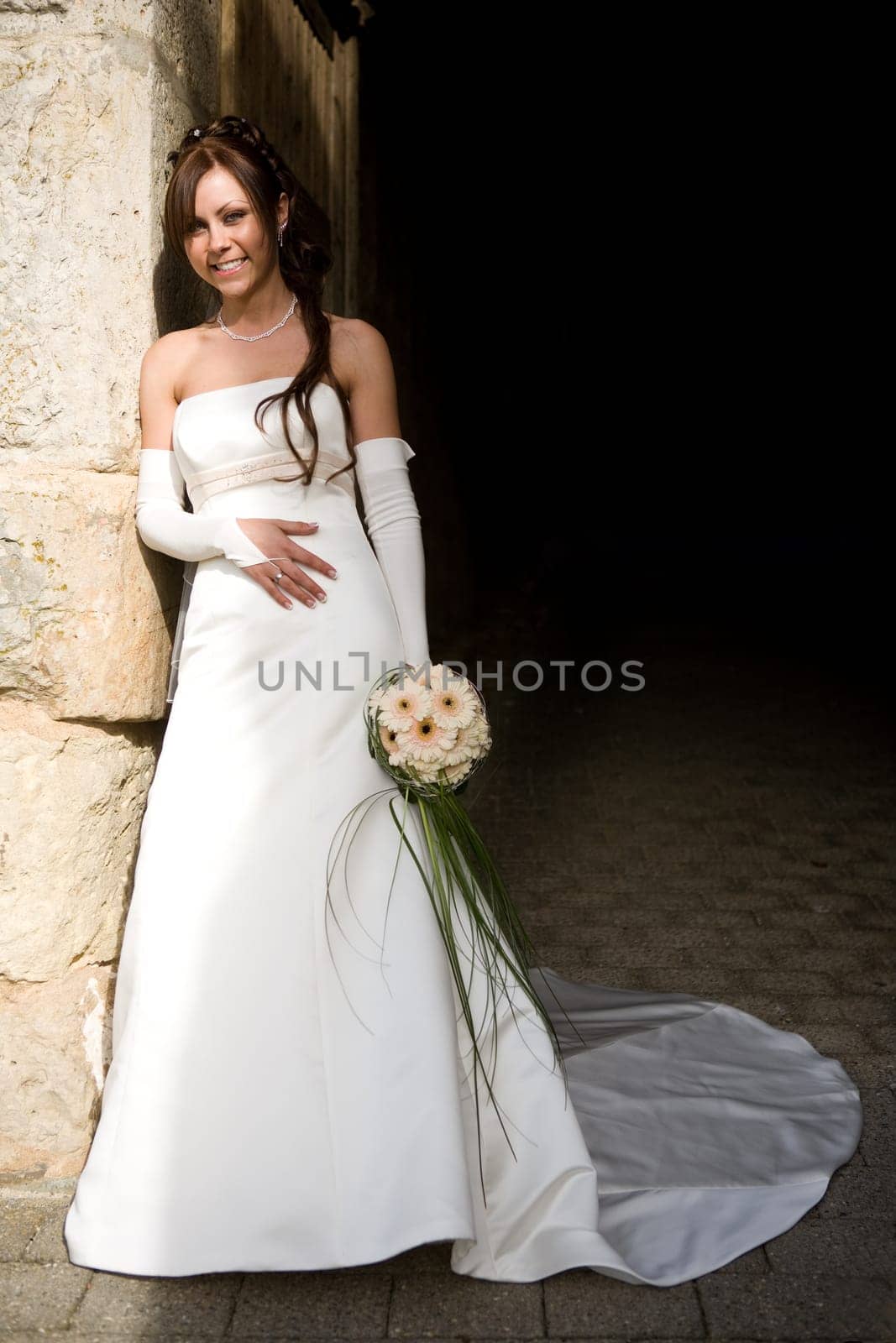 Bride at Wall