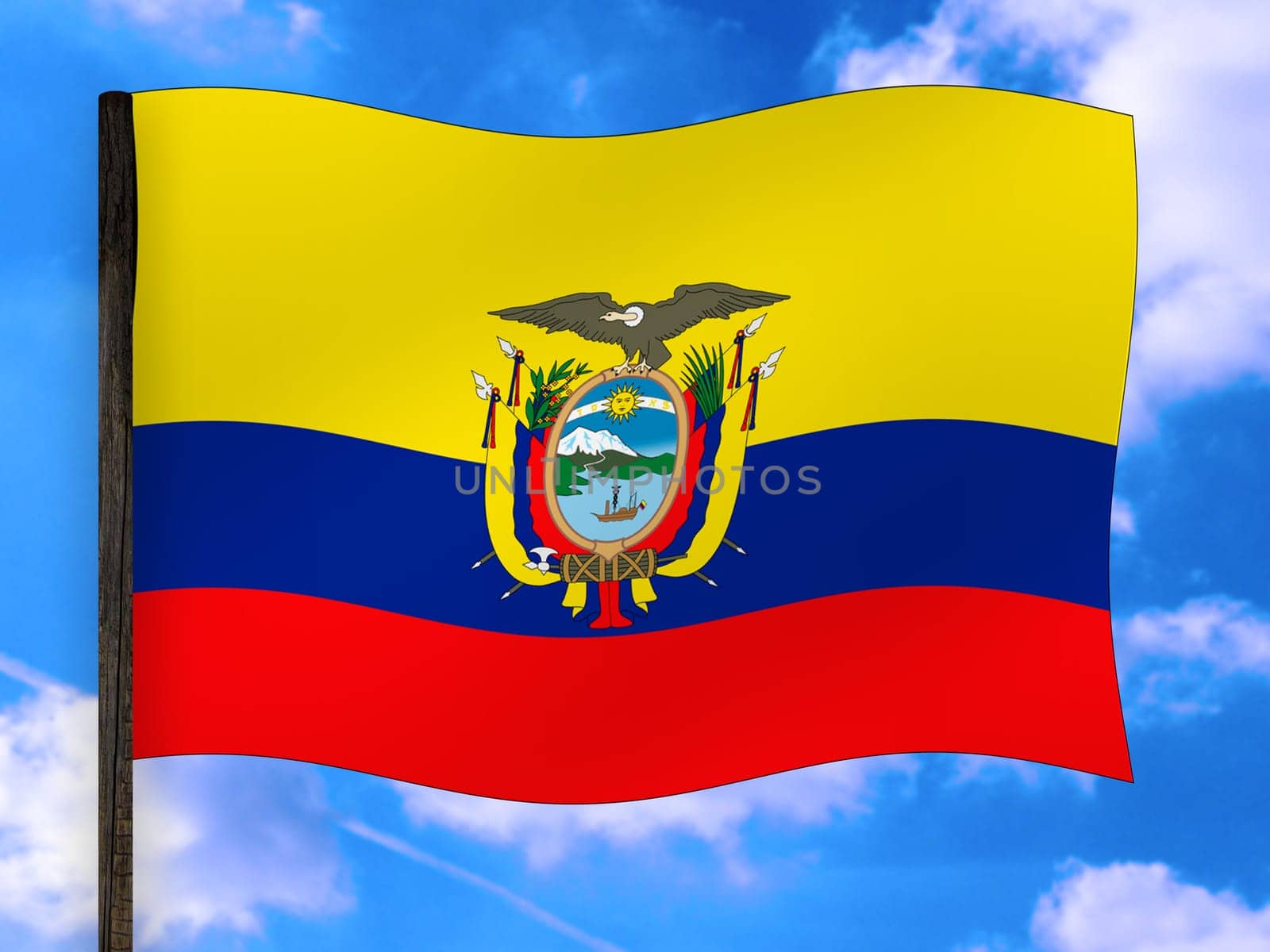 Flag Ecuador