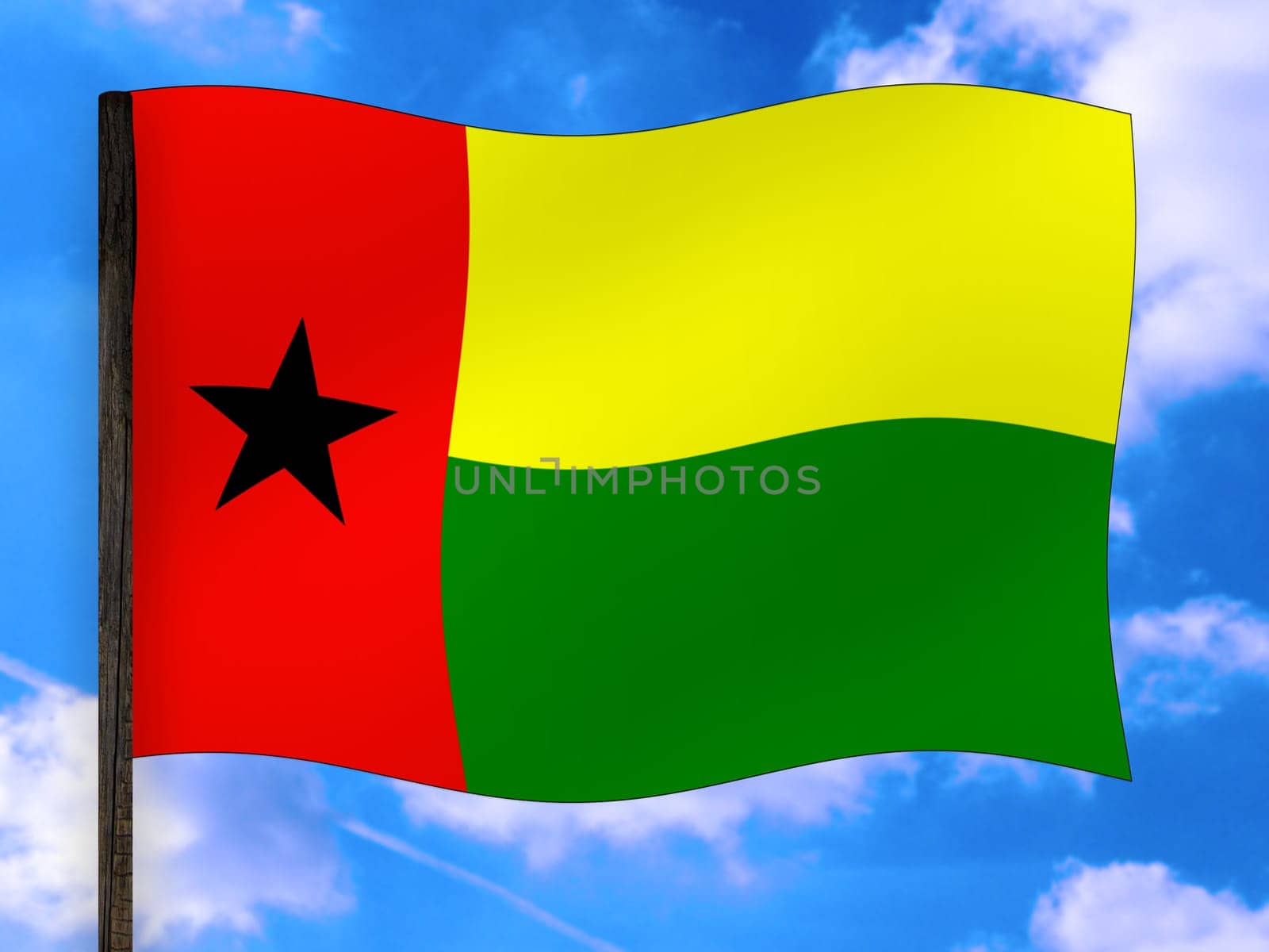 Flag Guinea Bissau