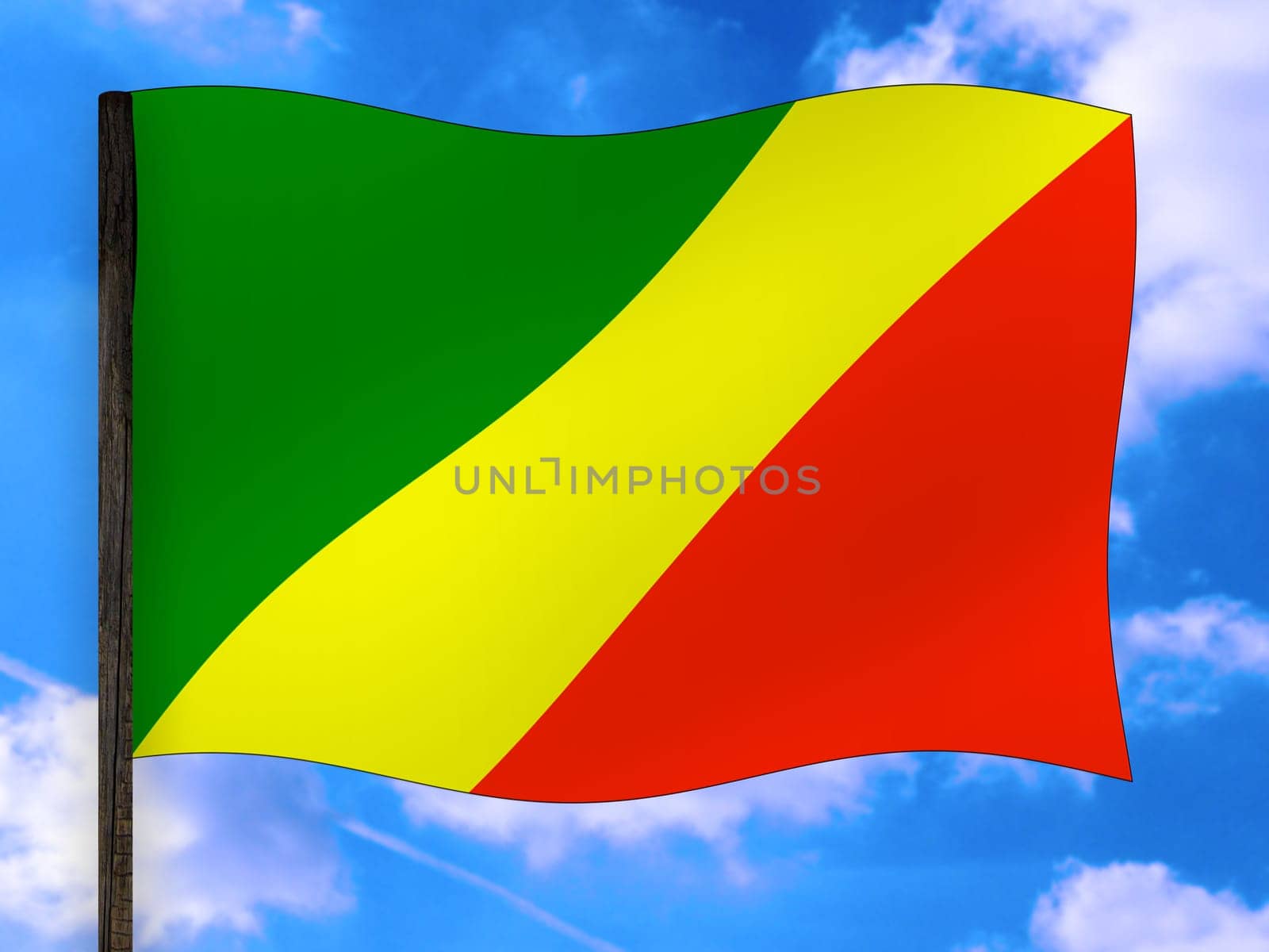 Flag of Congo