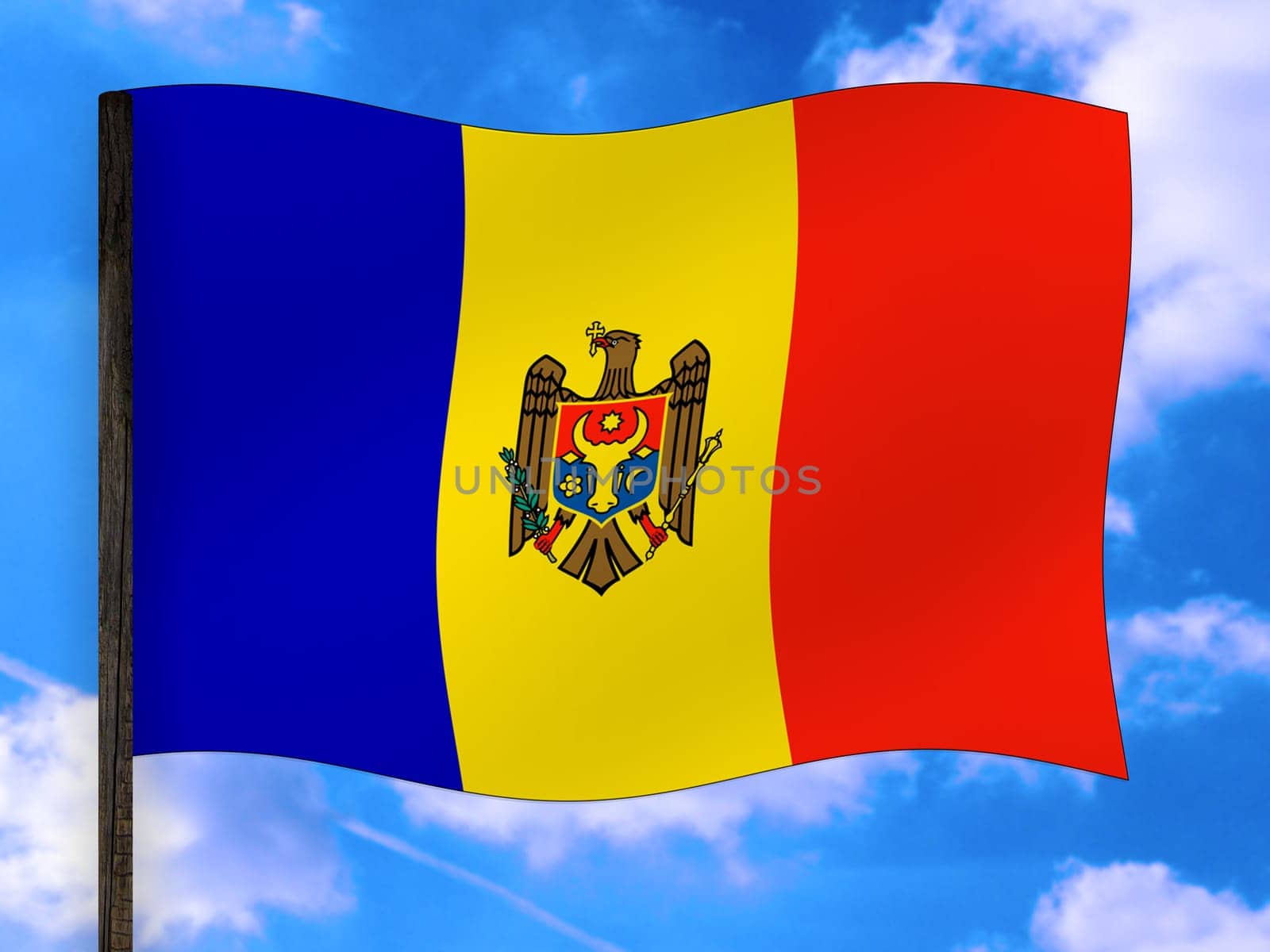 Flag of Moldova