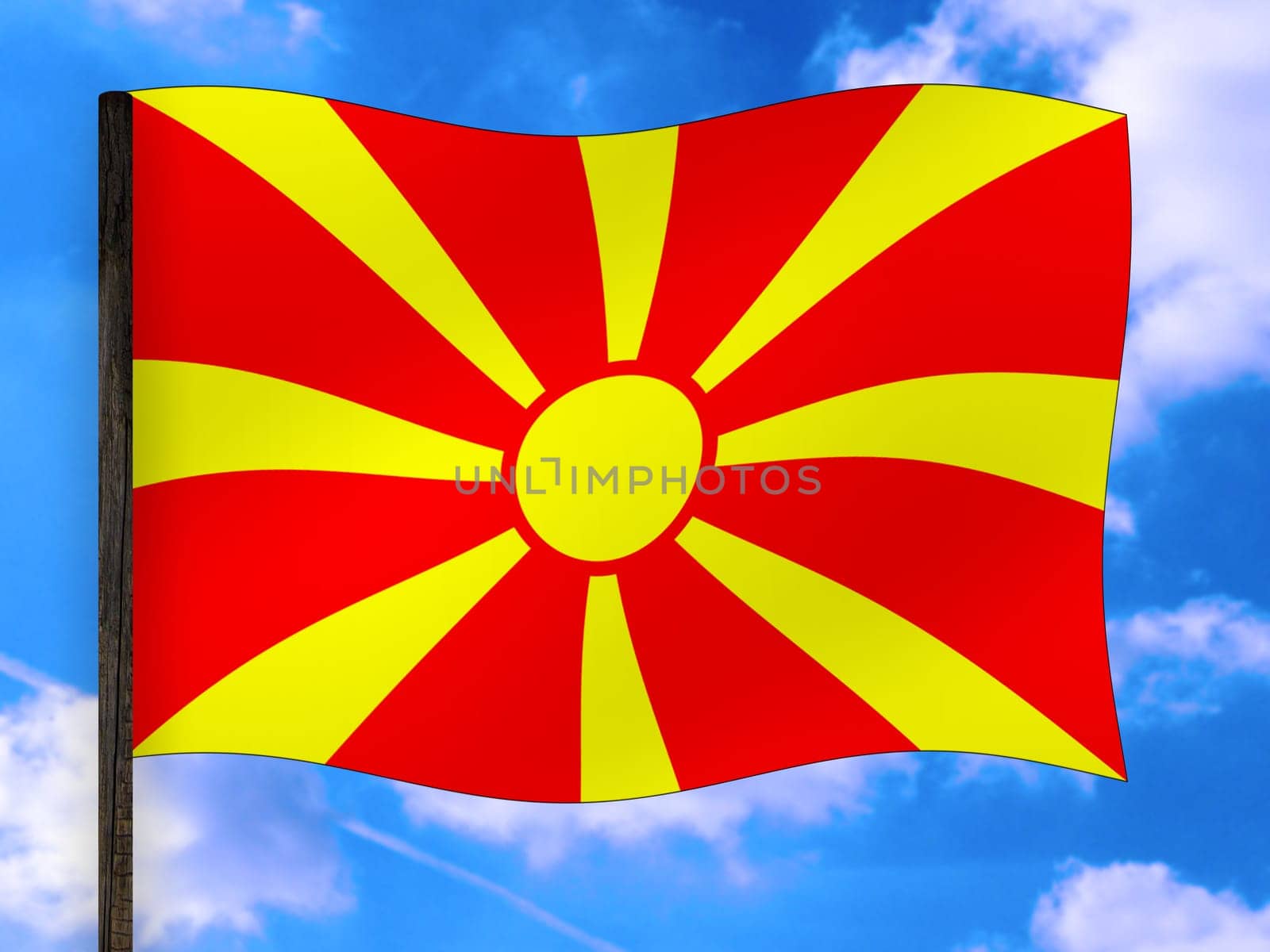 Flag Macedonia