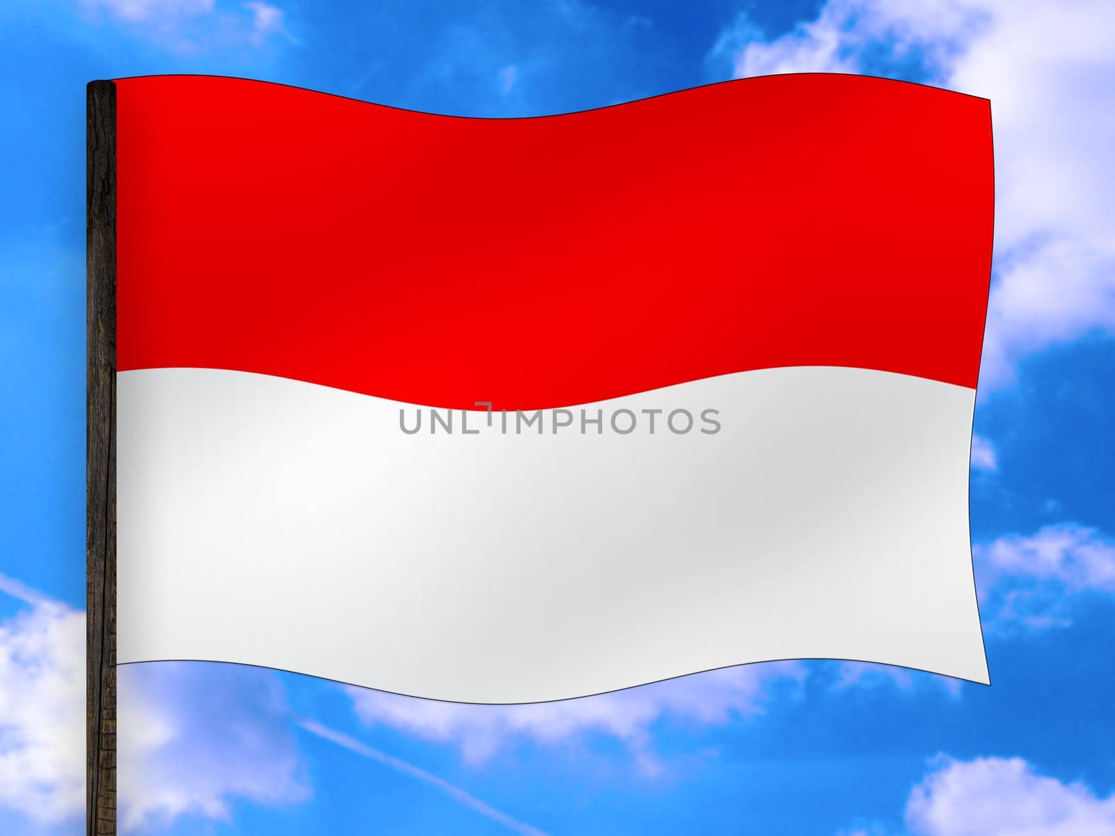 Flag Monaco