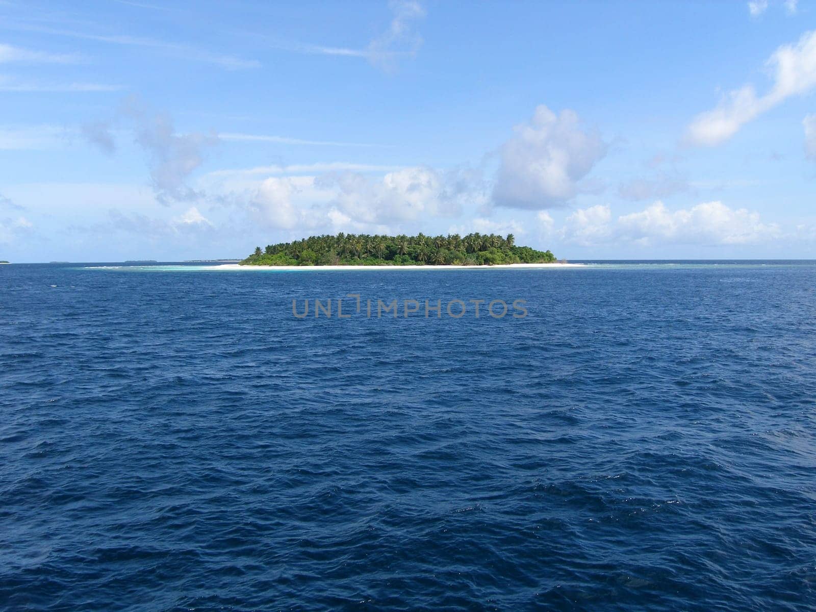 One of the many beautiful islands in the Baa Atoll of the Maldives.