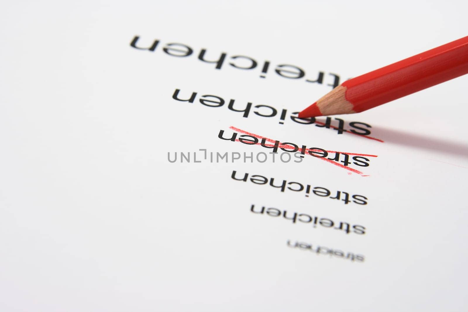 Red-pencil policy