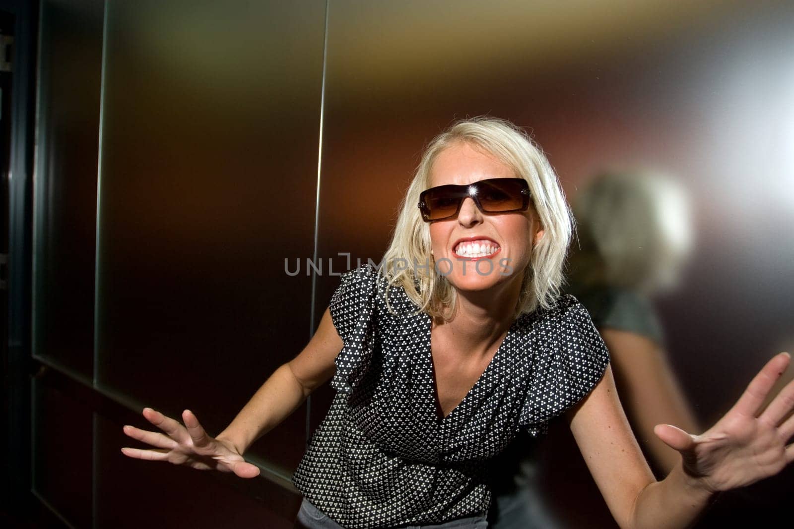 Wild Blonde Woman - Stylish