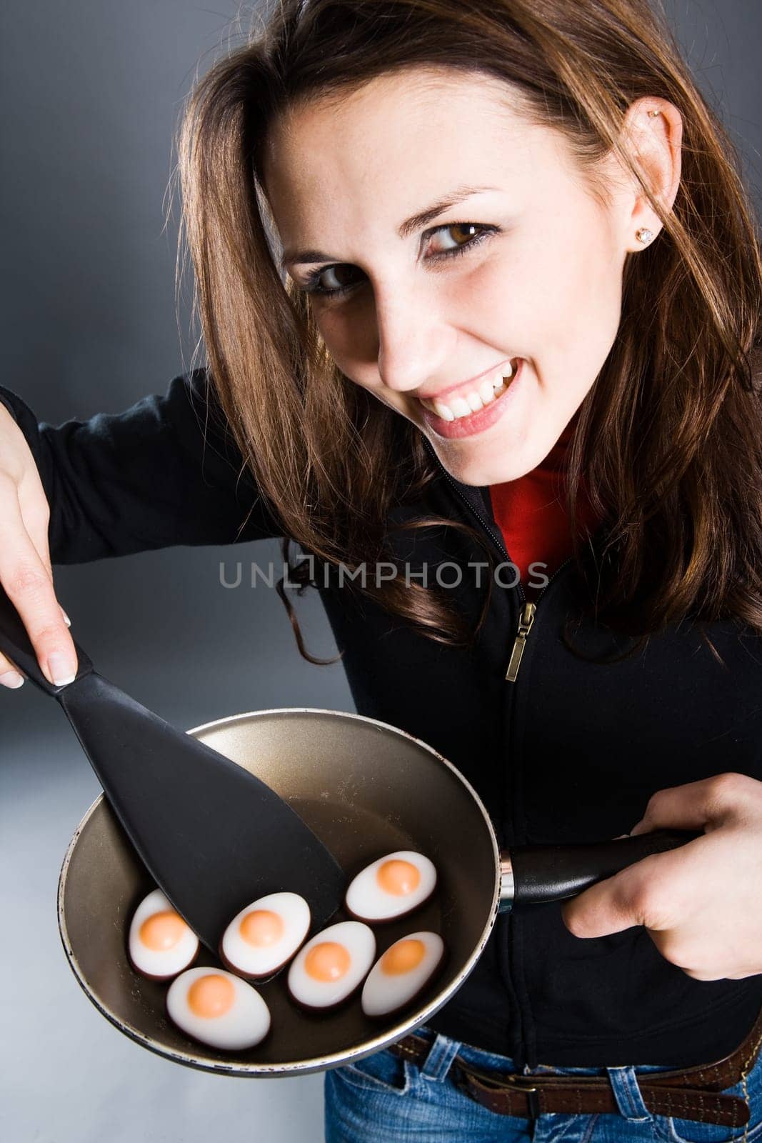 Easter fried eggs