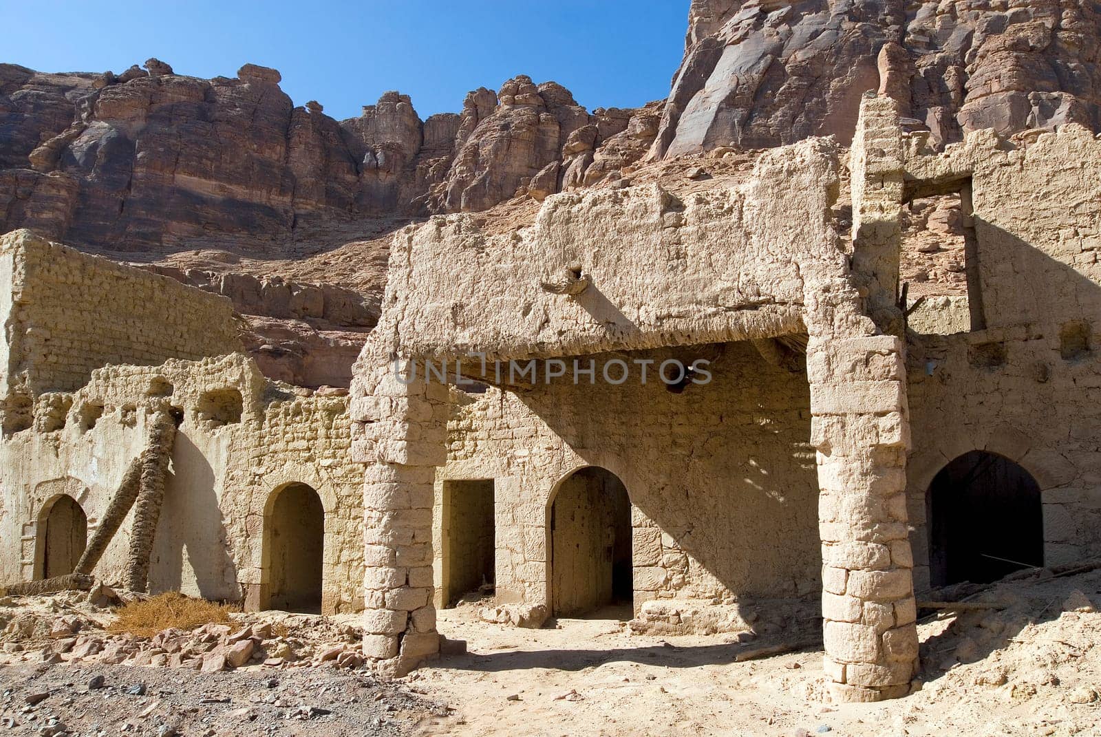 Ghost town near Al Ula,Saudi Arabia
