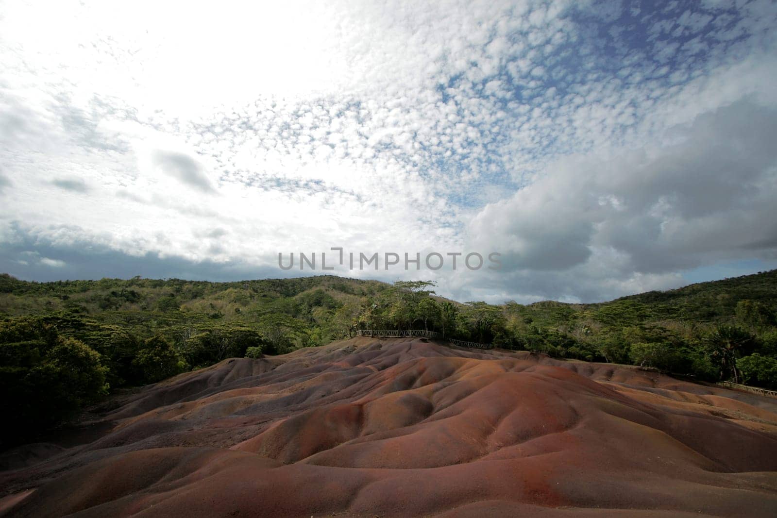 7 coloured earth from Chamarel (Mauritius)