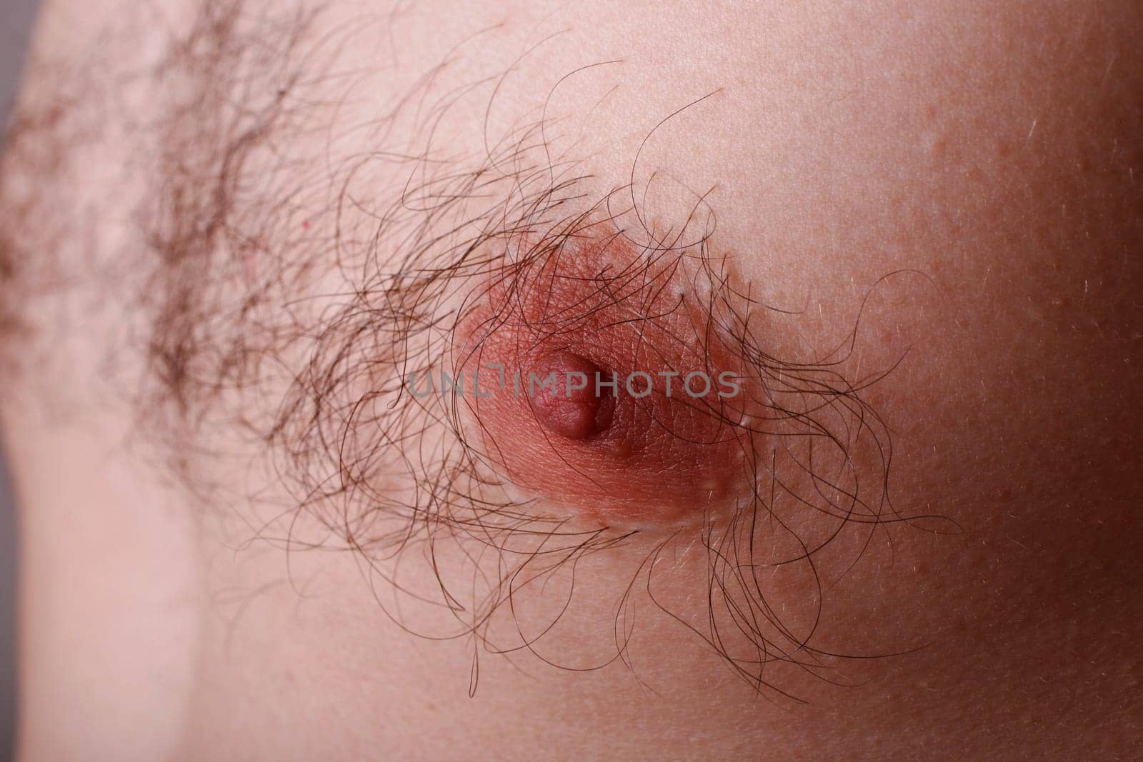 A man's nipple