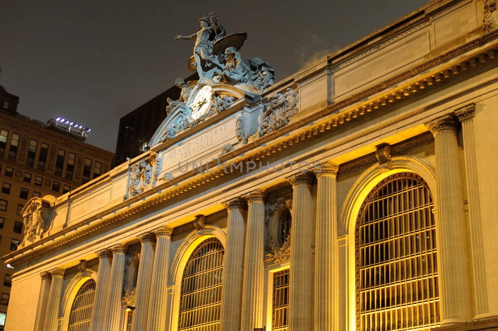 Grand Central Station at night,New York