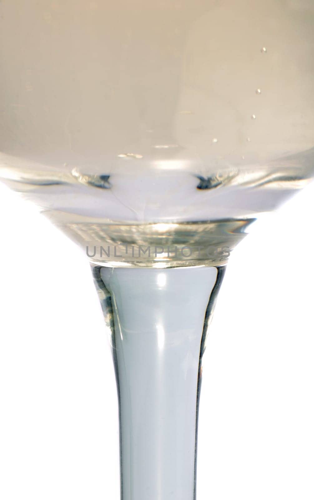 Champagne glass detail