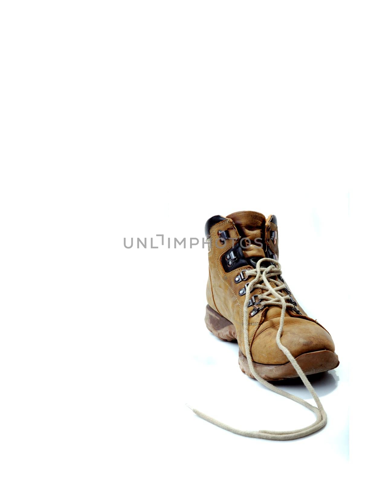 A hiking boot
