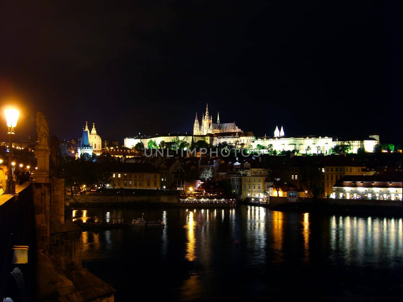 Prague at night