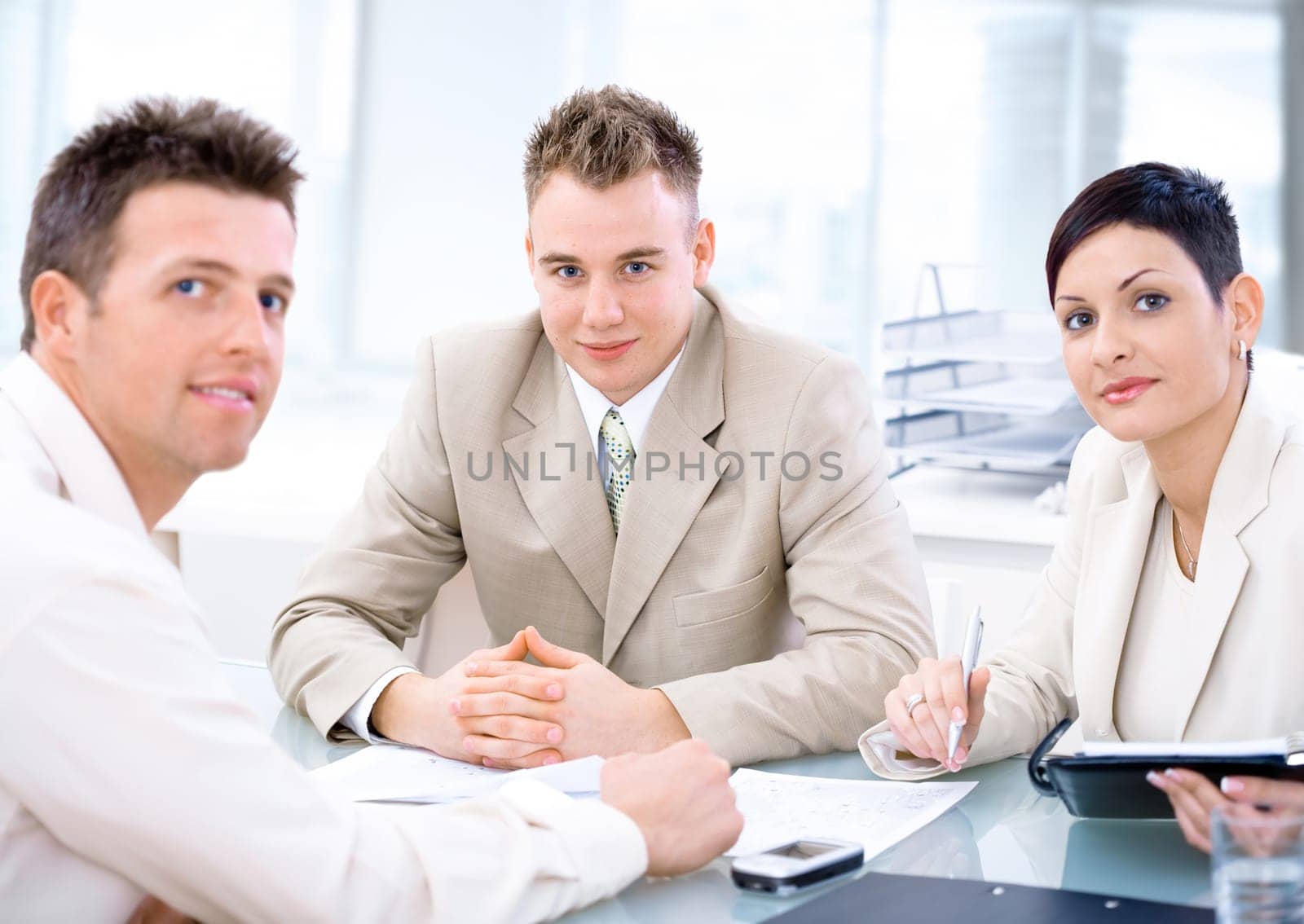 Business people working at office