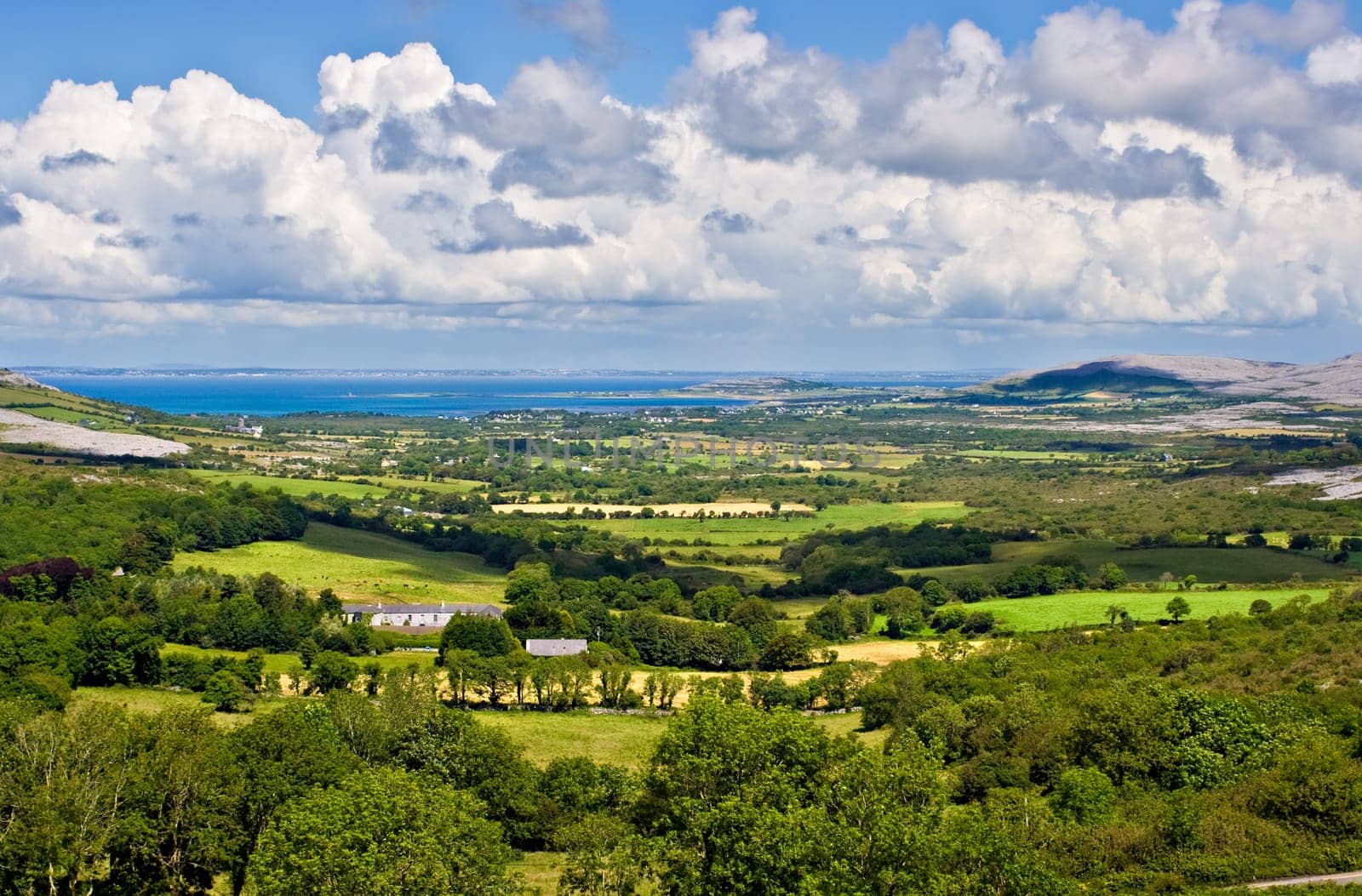 Landscape of Ireland countryside