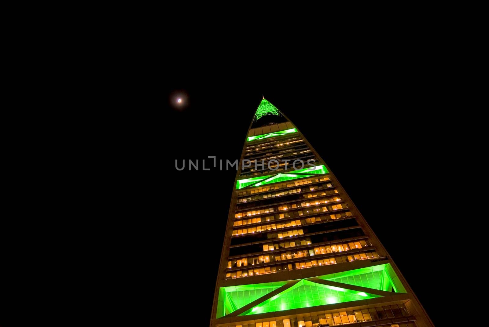 The Faisaliah Tower is the 2nd tallest building in Riyadh and one of the landmarks of the capital of Saudi Arabia.