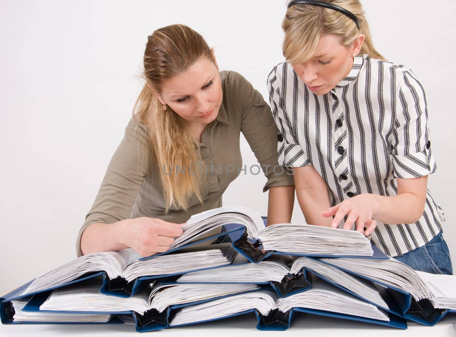 business team working