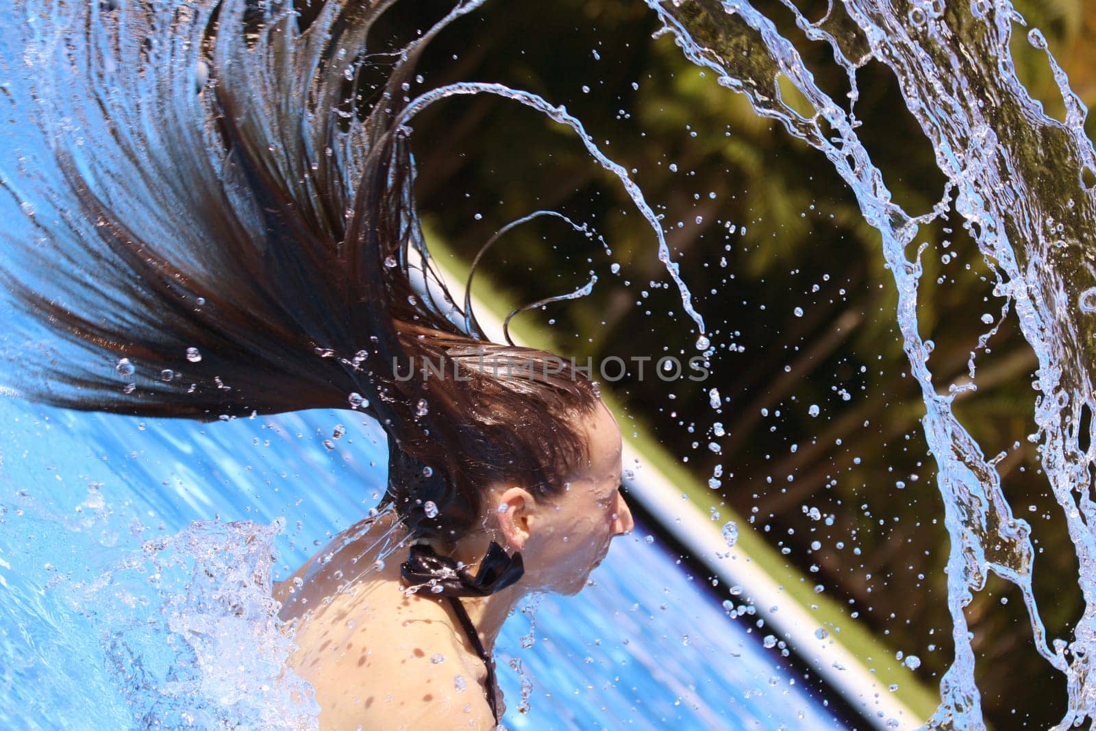 Swinging with hair