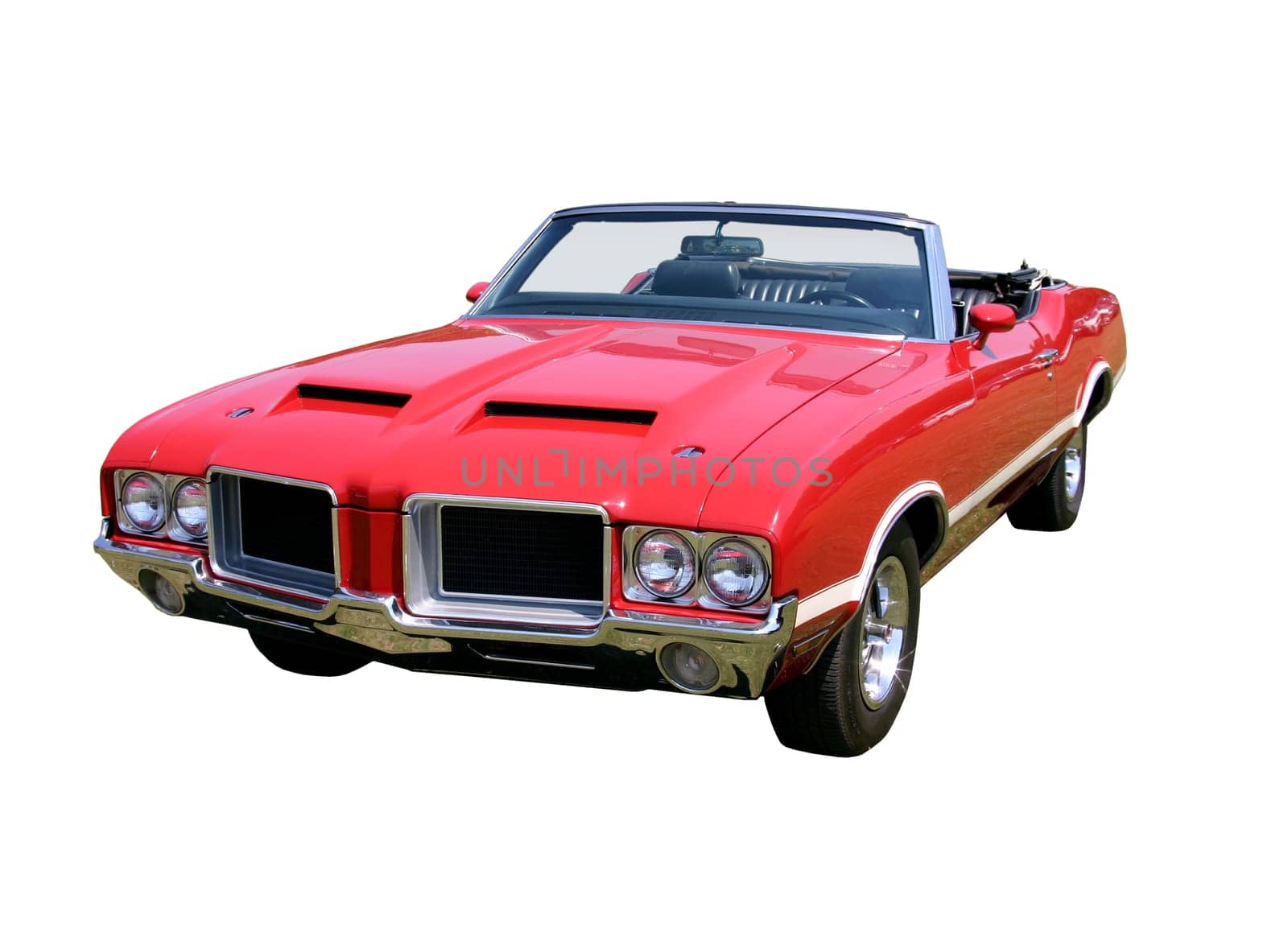red classic convertible